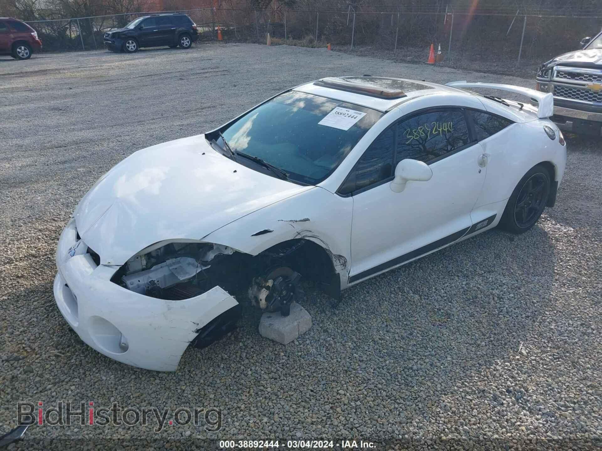 2008 MITSUBISHI ECLIPSE - VIN: 4A3AK64T18E017925 - Фото 2