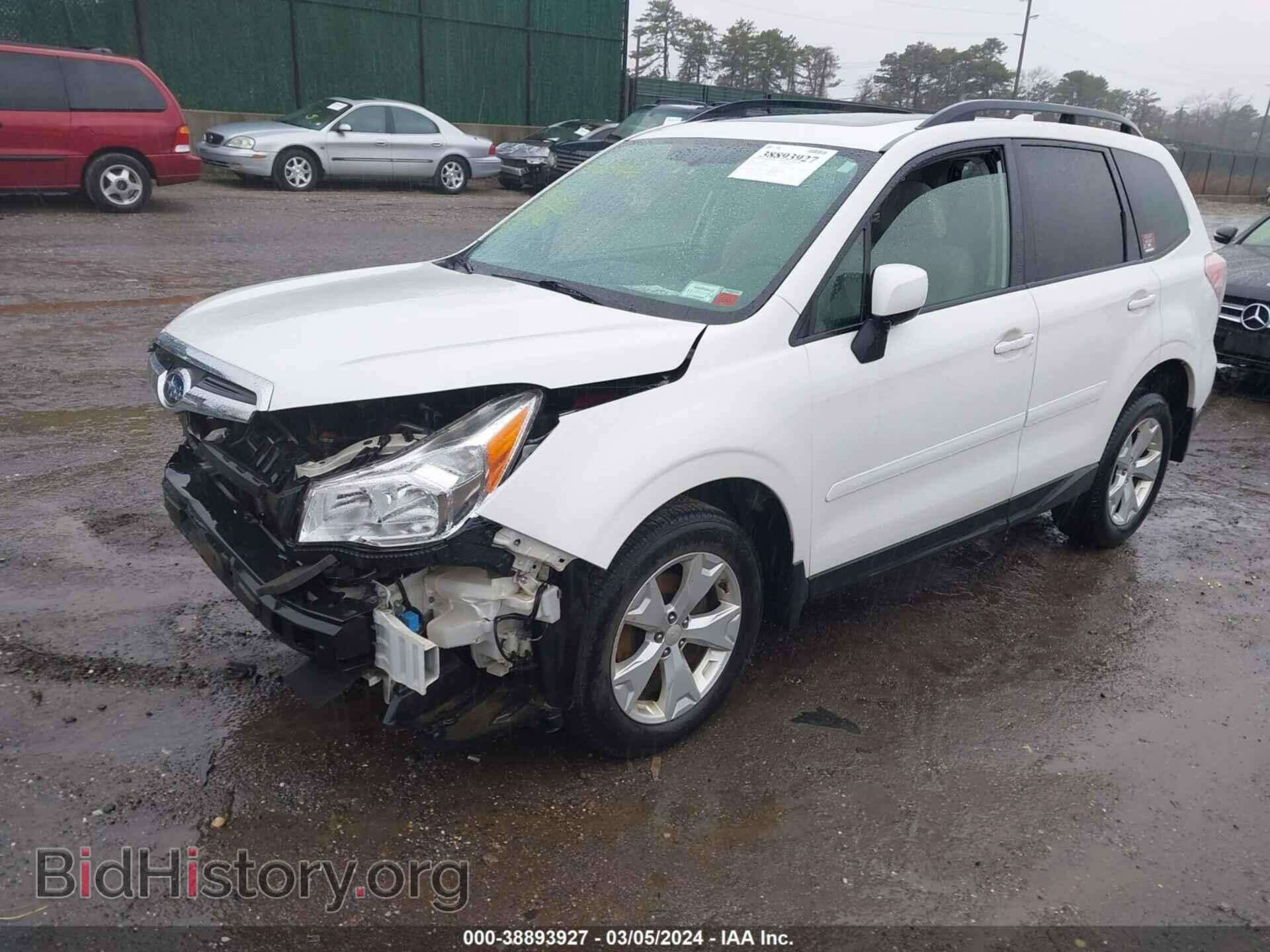 2016 SUBARU FORESTER - VIN: JF2SJADC8GH549121 - Фото 2