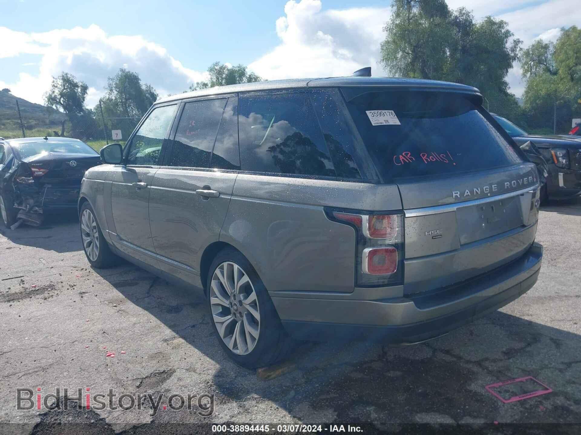 2020 LAND ROVER RANGE ROVER - VIN: SALGS4RYXLA403791 - Фото 3