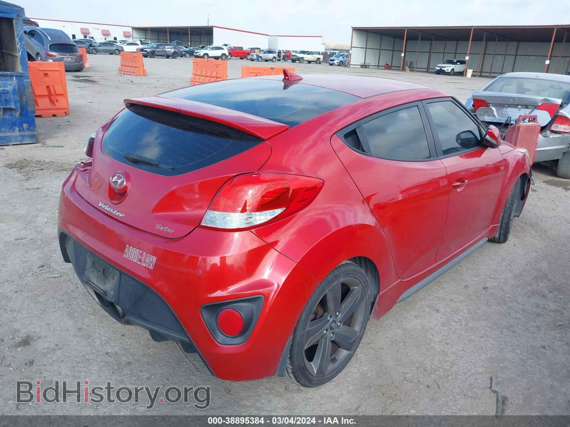 2014 HYUNDAI VELOSTER - VIN: KMHTC6AE0EU190332 - Фото 4