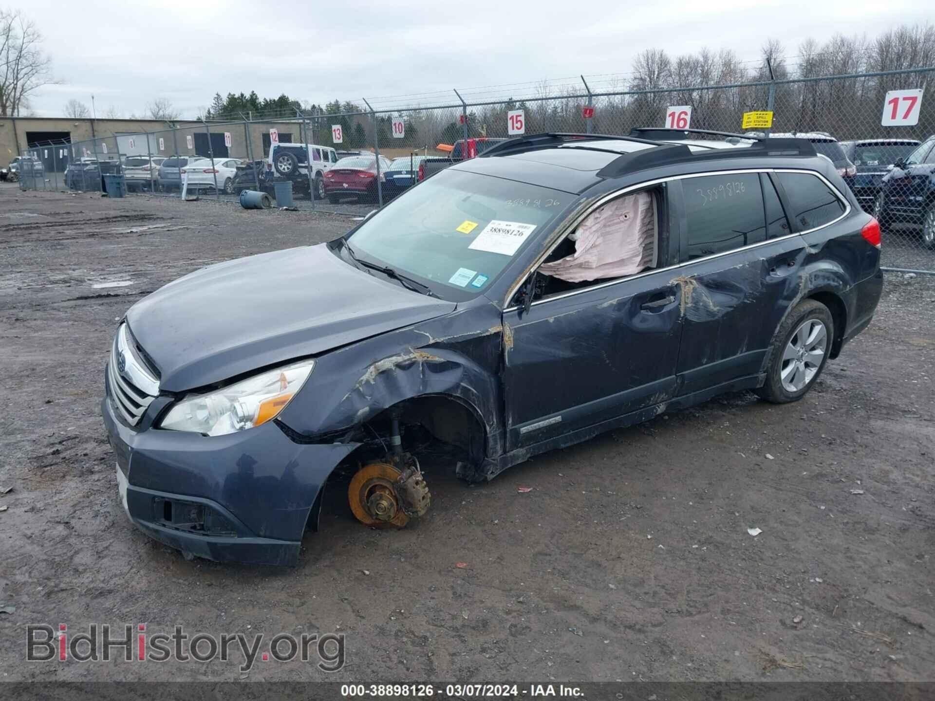 2011 SUBARU OUTBACK - VIN: 4S4BRBLC5B3437716 - Фото 2