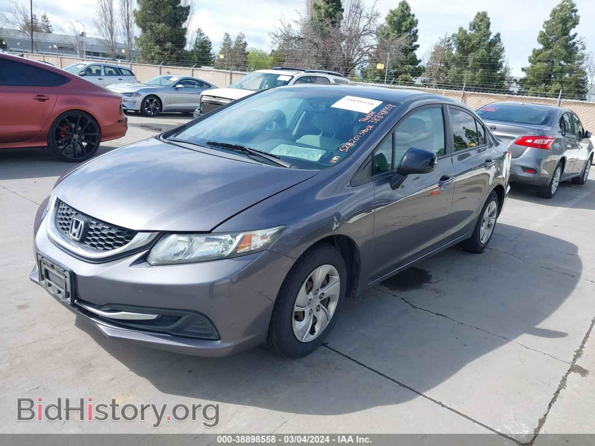 2014 HONDA CIVIC - VIN: 2HGFB2F58EH528201 - Фото 2