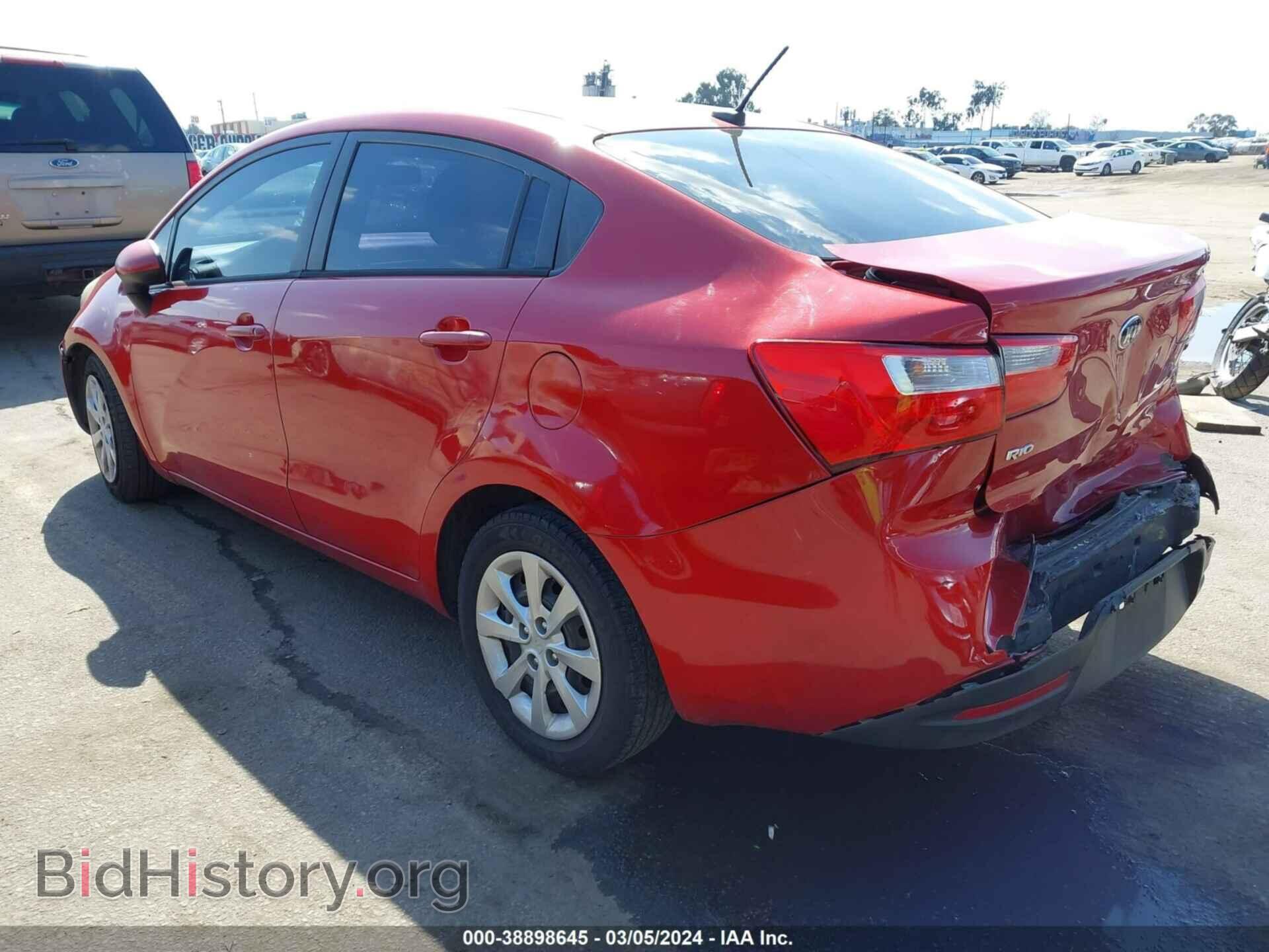 2014 KIA RIO - VIN: KNADM4A32E6399551 - Фото 3