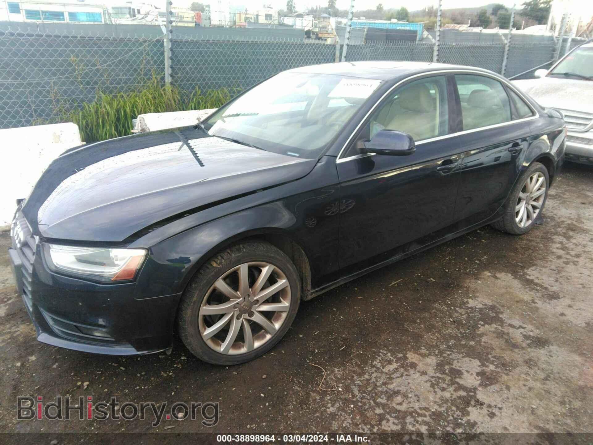 2013 AUDI A4 - VIN: WAUFFAFL2DN003309 - Фото 2