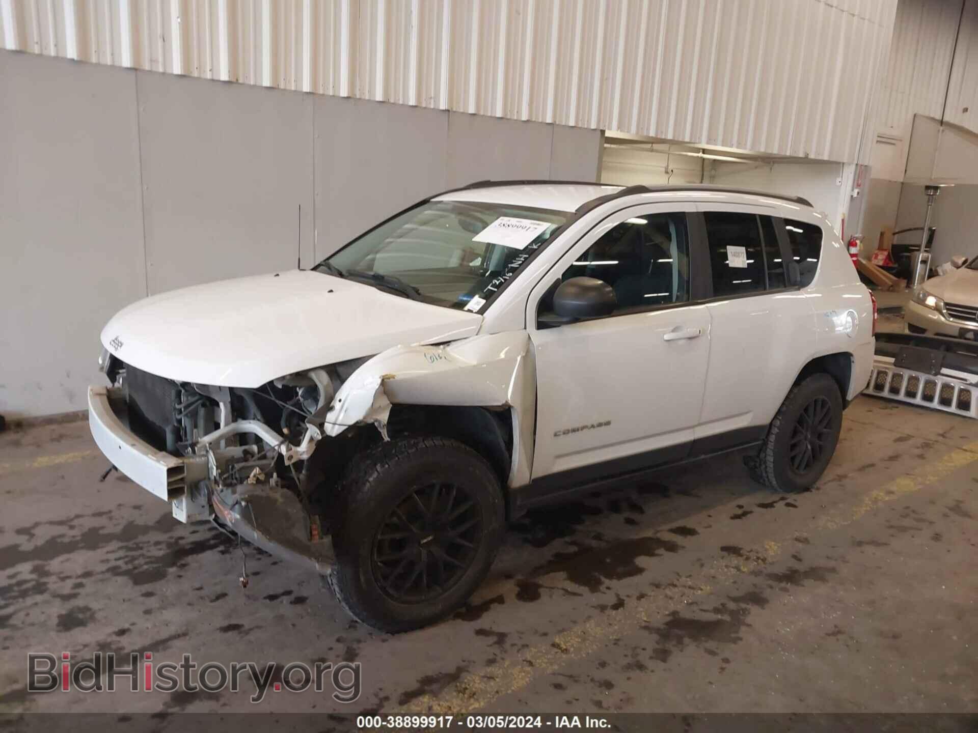 2016 JEEP COMPASS - VIN: 1C4NJDBB2GD753301 - Фото 2