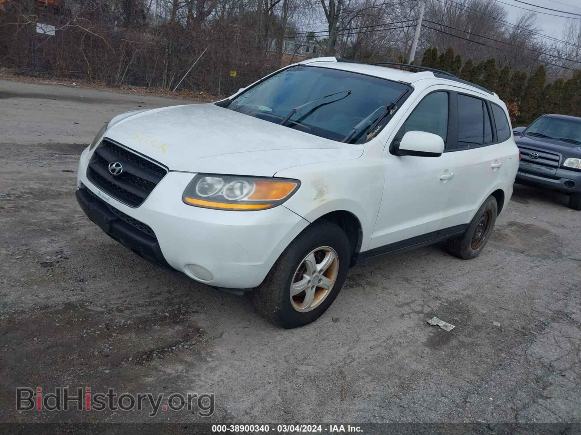2007 HYUNDAI SANTA FE - VIN: 5NMSG73D87H077642 - Фото 2