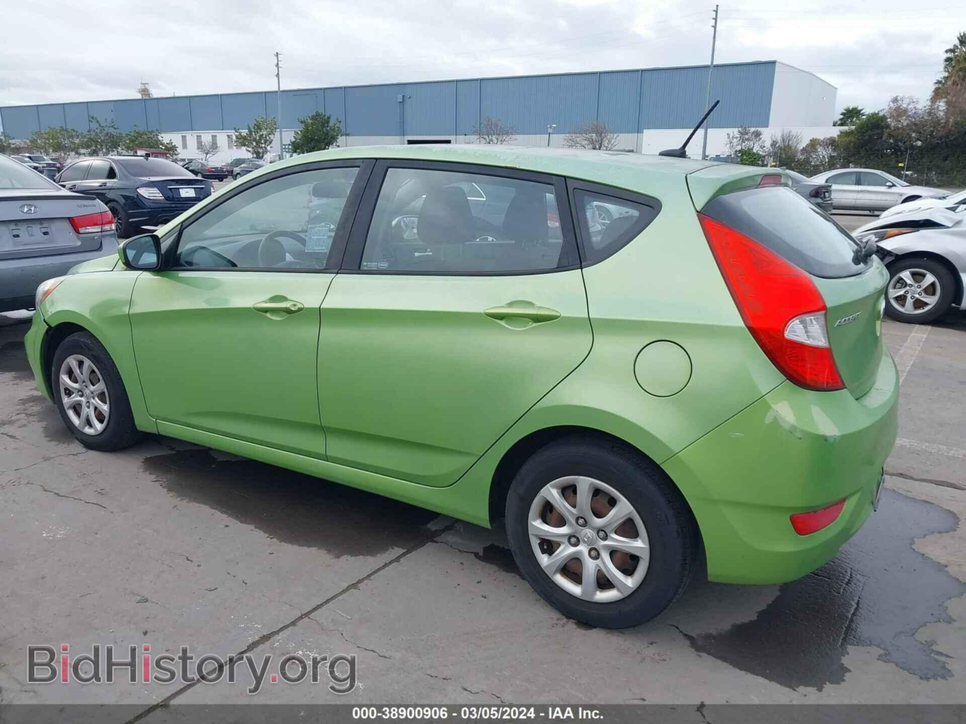 2012 HYUNDAI ACCENT - VIN: KMHCT5AE6CU030141 - Фото 3