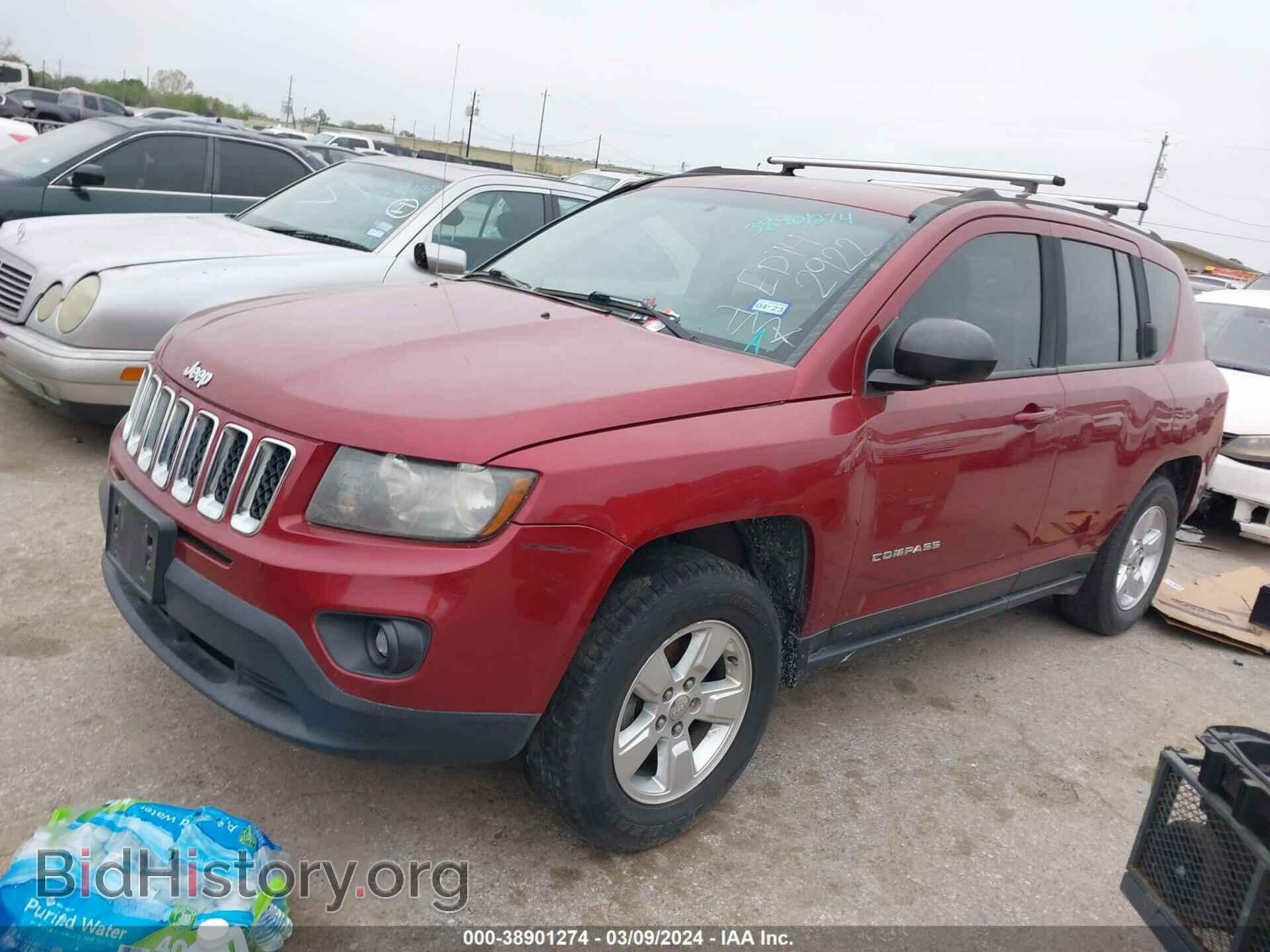 2014 JEEP COMPASS - VIN: 1C4NJCBA3ED742922 - Фото 2