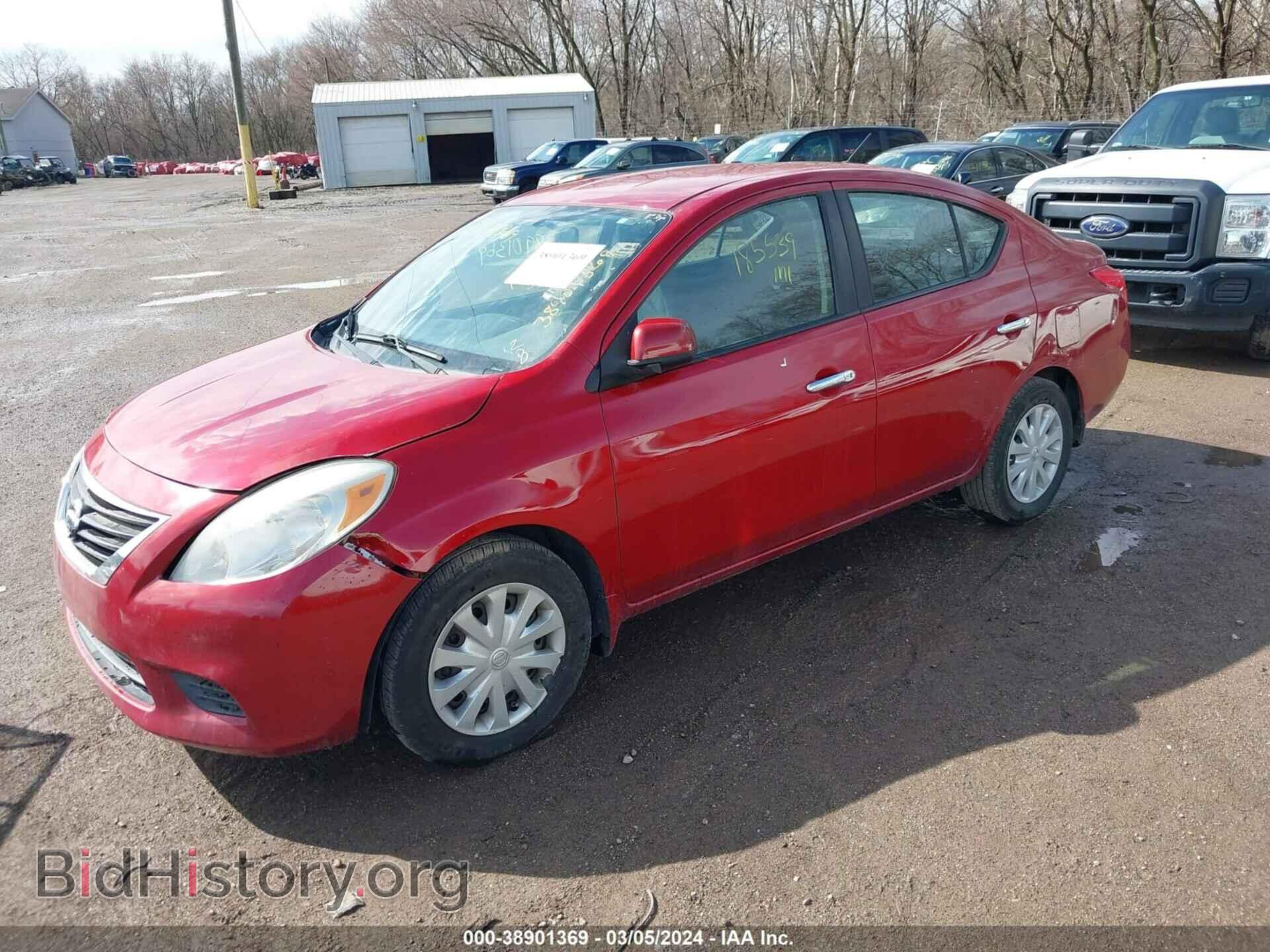 2012 NISSAN VERSA - VIN: 3N1CN7AP6CL872437 - Фото 2