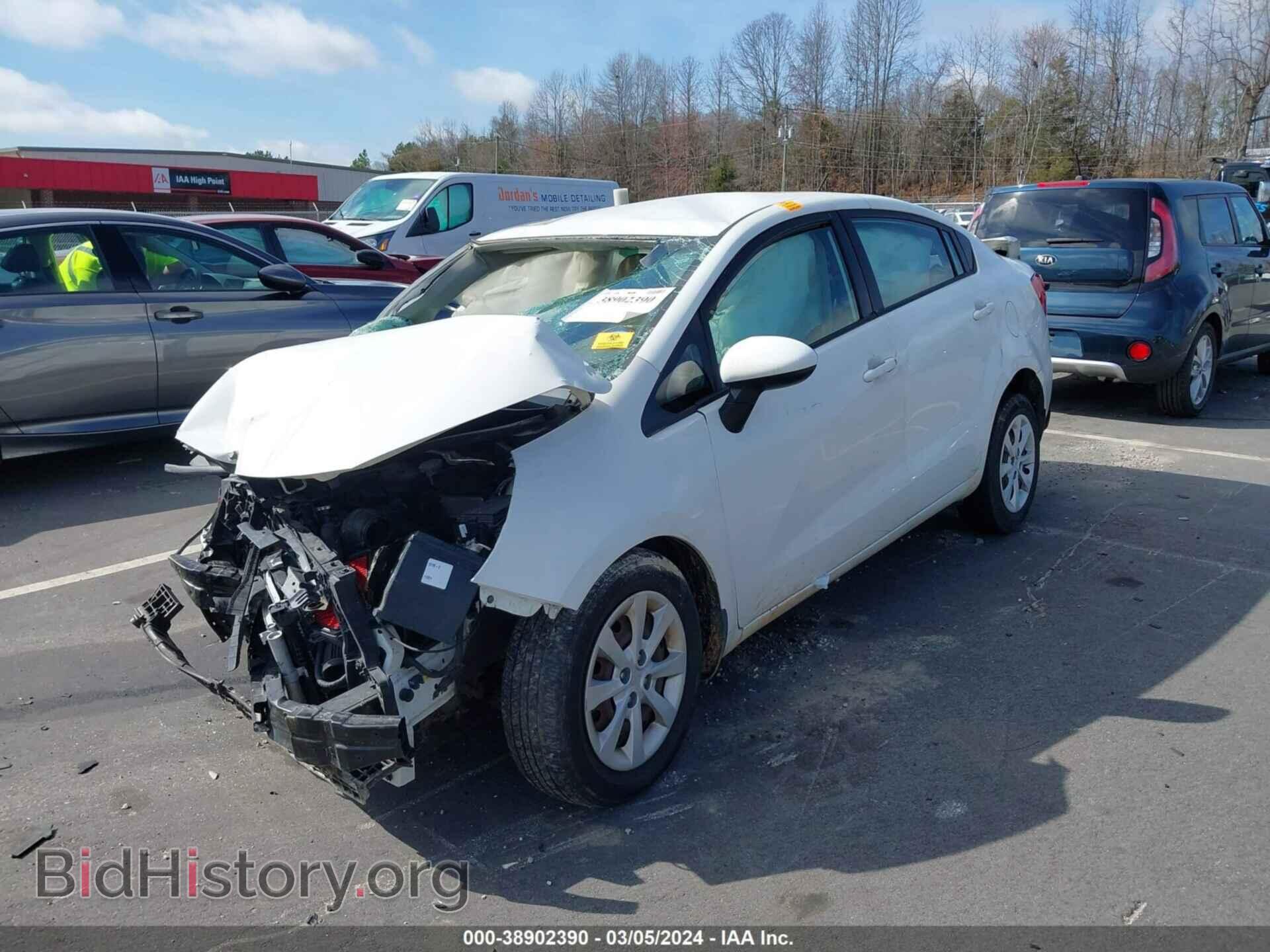 2013 KIA RIO - VIN: KNADM4A32D6273902 - Фото 2