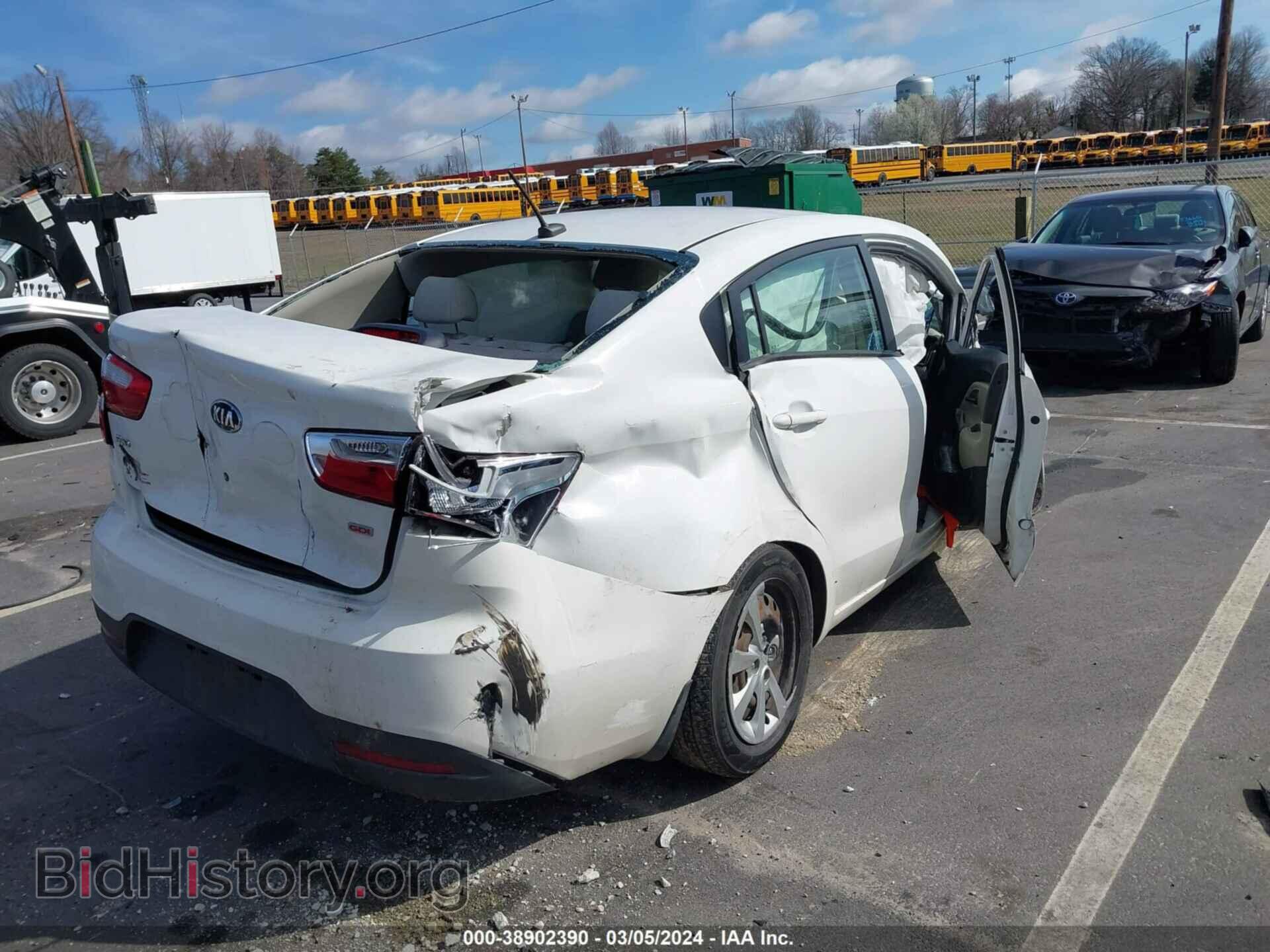 2013 KIA RIO - VIN: KNADM4A32D6273902 - Фото 4