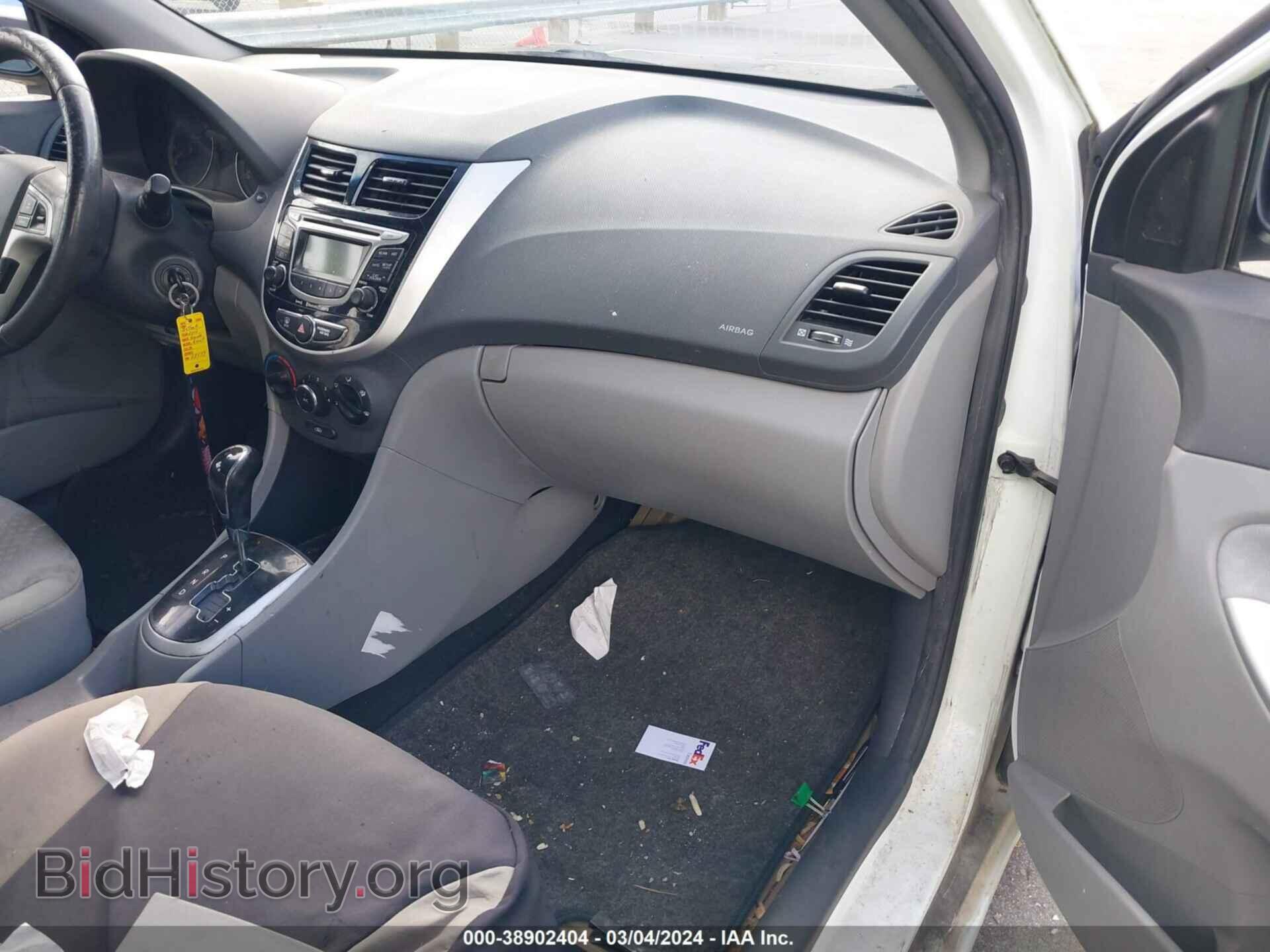 2012 HYUNDAI ACCENT - VIN: KMHCU5AE2CU010305 - Фото 5