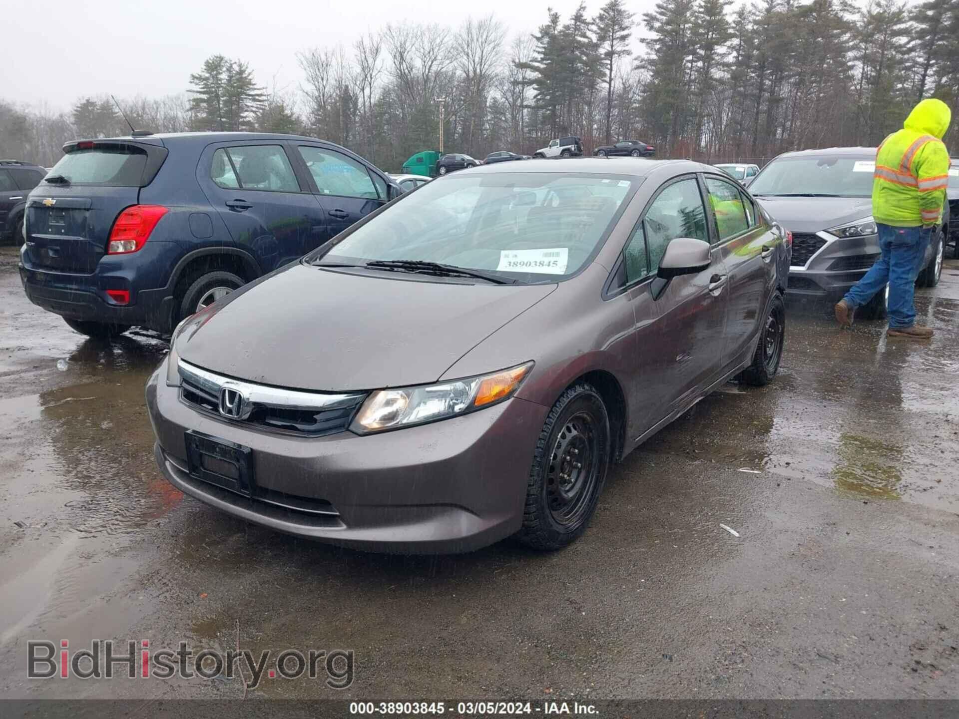 2012 HONDA CIVIC - VIN: 2HGFB2F50CH576062 - Фото 2