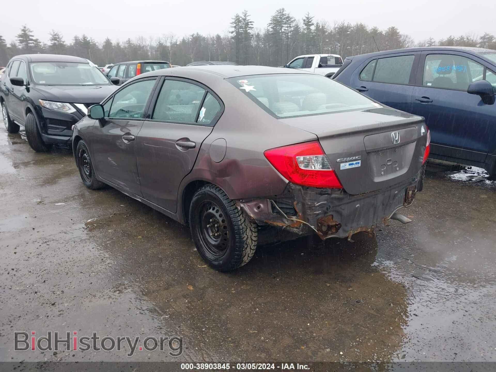 2012 HONDA CIVIC - VIN: 2HGFB2F50CH576062 - Фото 3