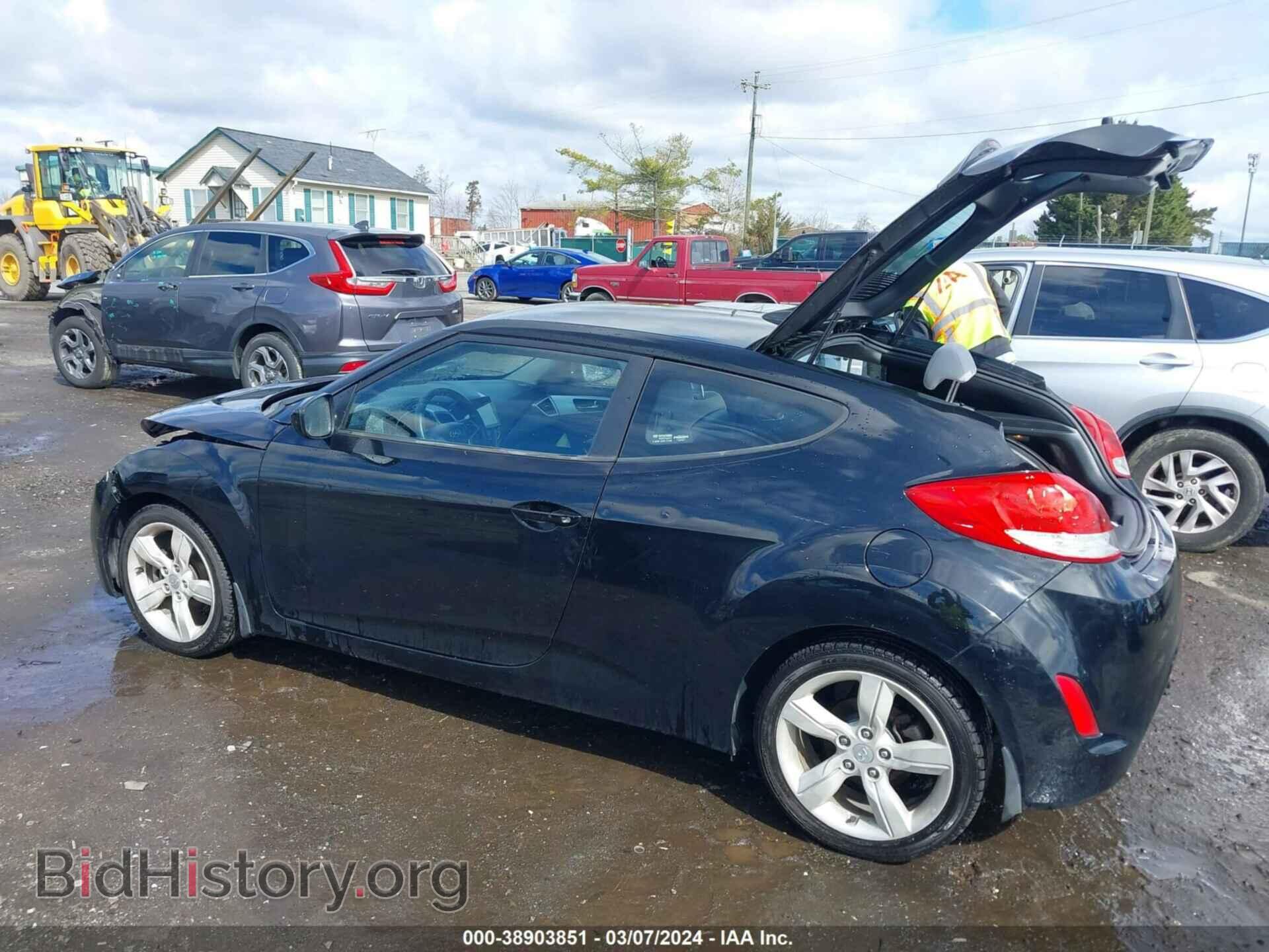 2013 HYUNDAI VELOSTER - VIN: KMHTC6AD3DU140482 - Фото 3