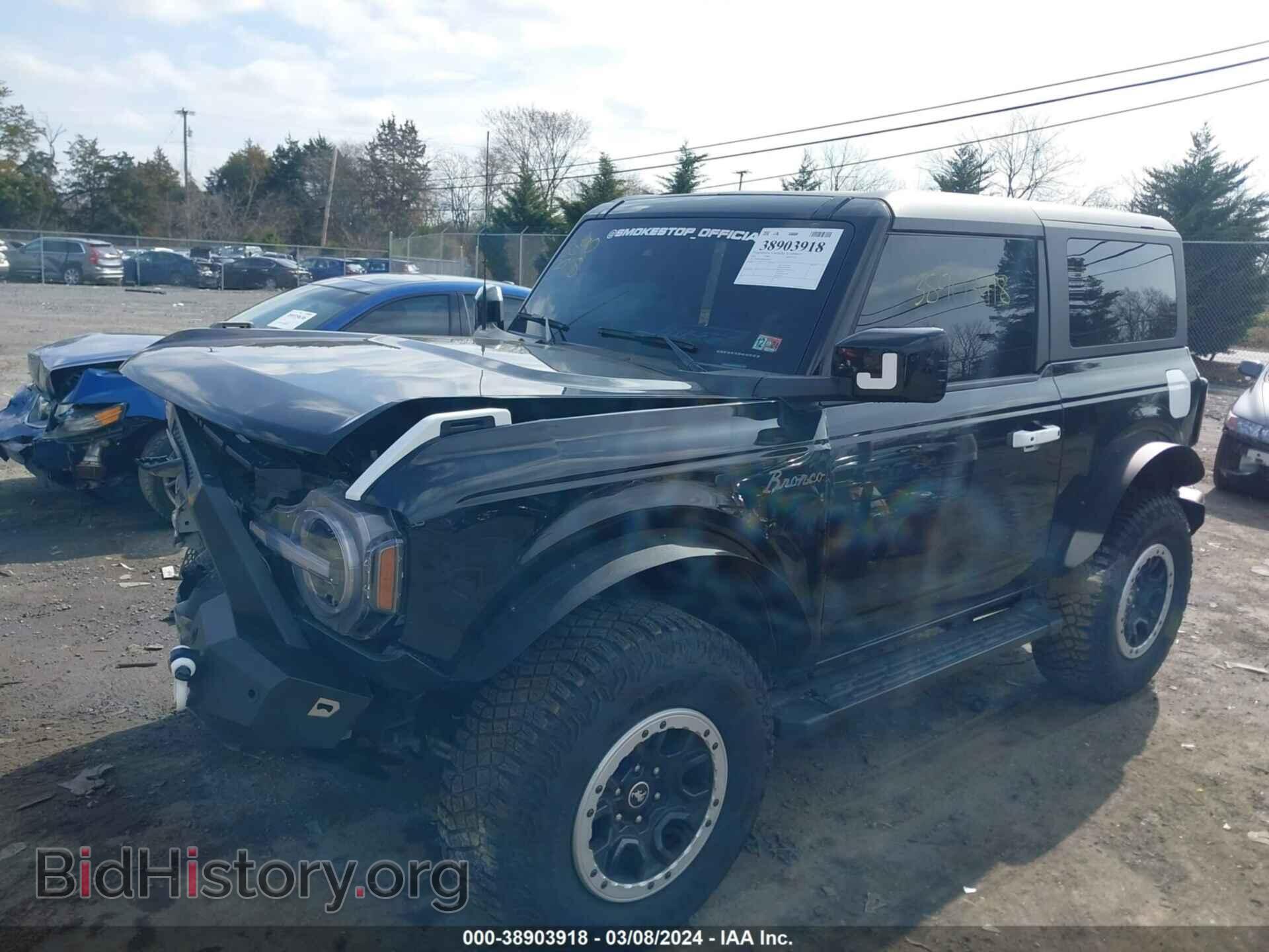 2022 FORD BRONCO - VIN: 1FMDE5CH9NLB88343 - Фото 2