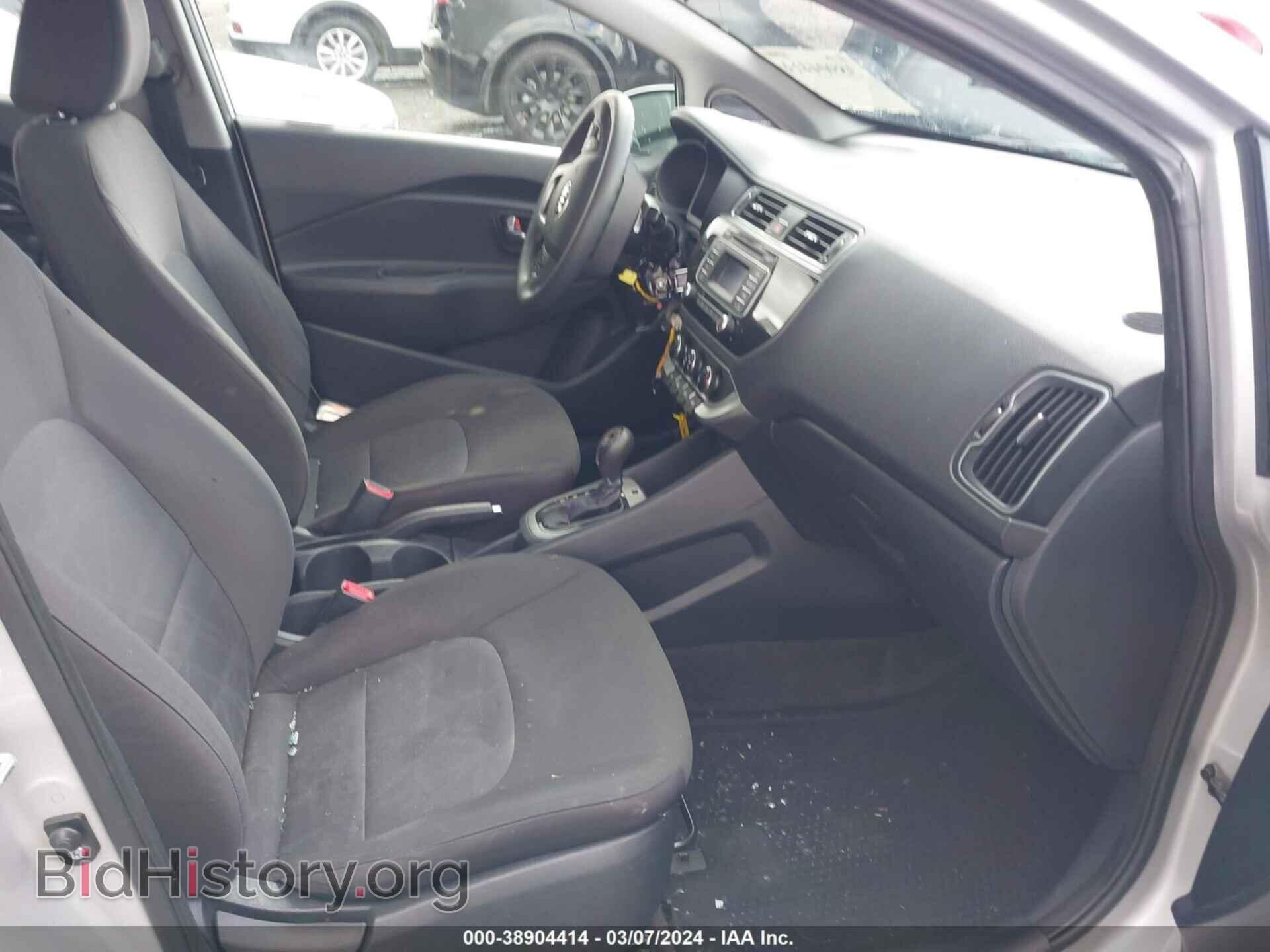 2016 KIA RIO - VIN: KNADM5A31G6639617 - Фото 5