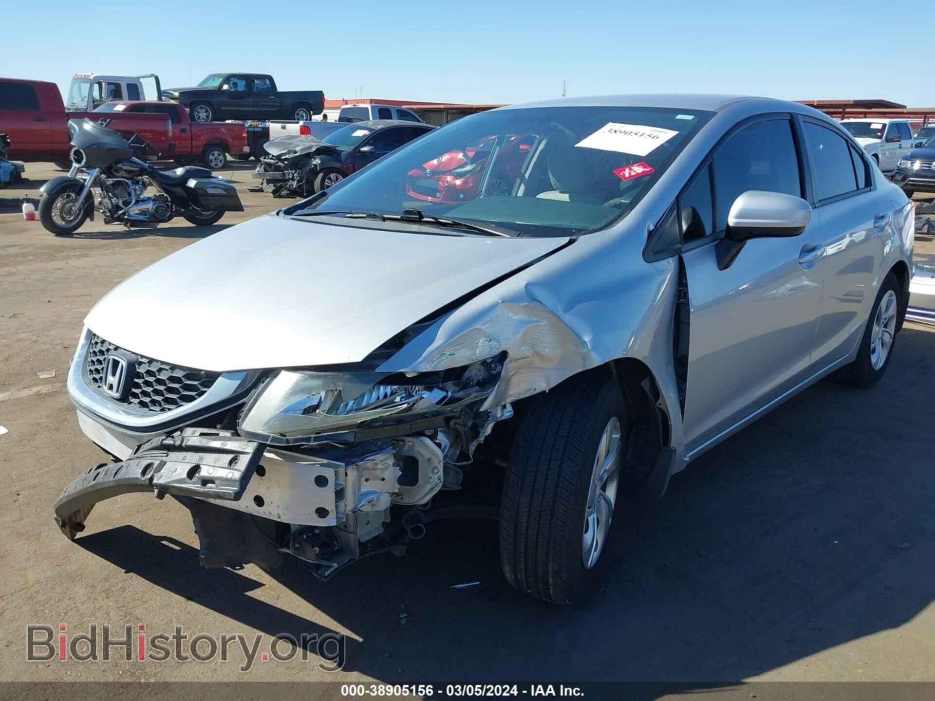 2015 HONDA CIVIC - VIN: 19XFB2F56FE093867 - Фото 2