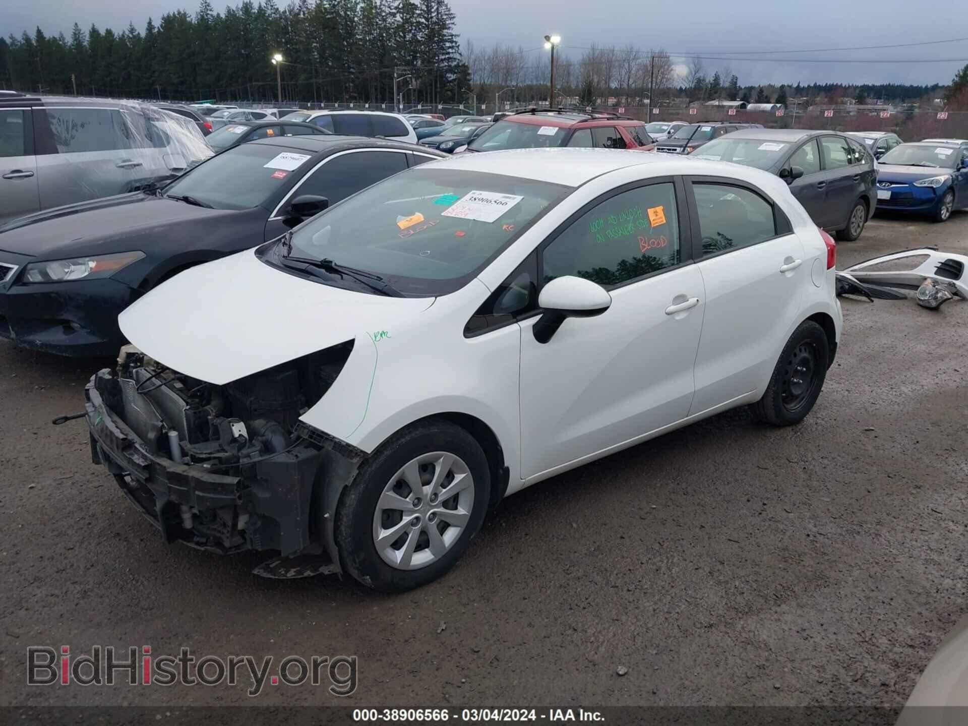2016 KIA RIO - VIN: KNADM5A37G6635653 - Фото 2
