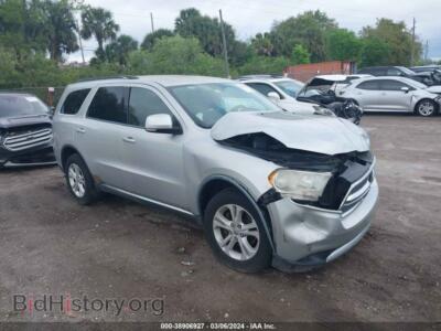 2012 Dodge DURANGO Crew, серебристый — VIN 1C4RDHDG6CC108790, IAAI