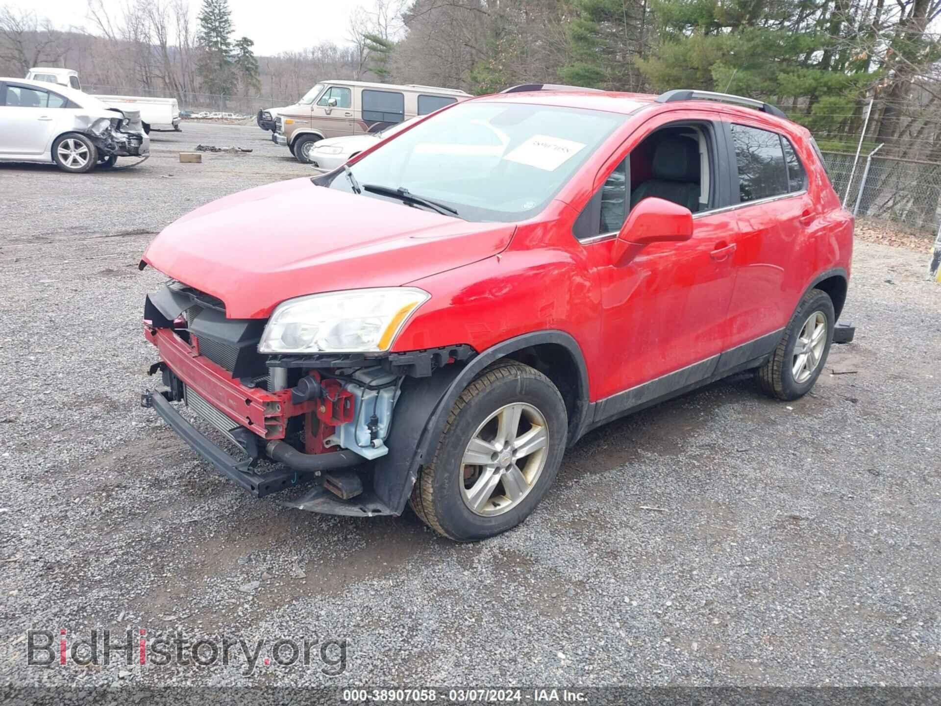 2016 CHEVROLET TRAX - VIN: KL7CJPSB1GB755557 - Фото 2