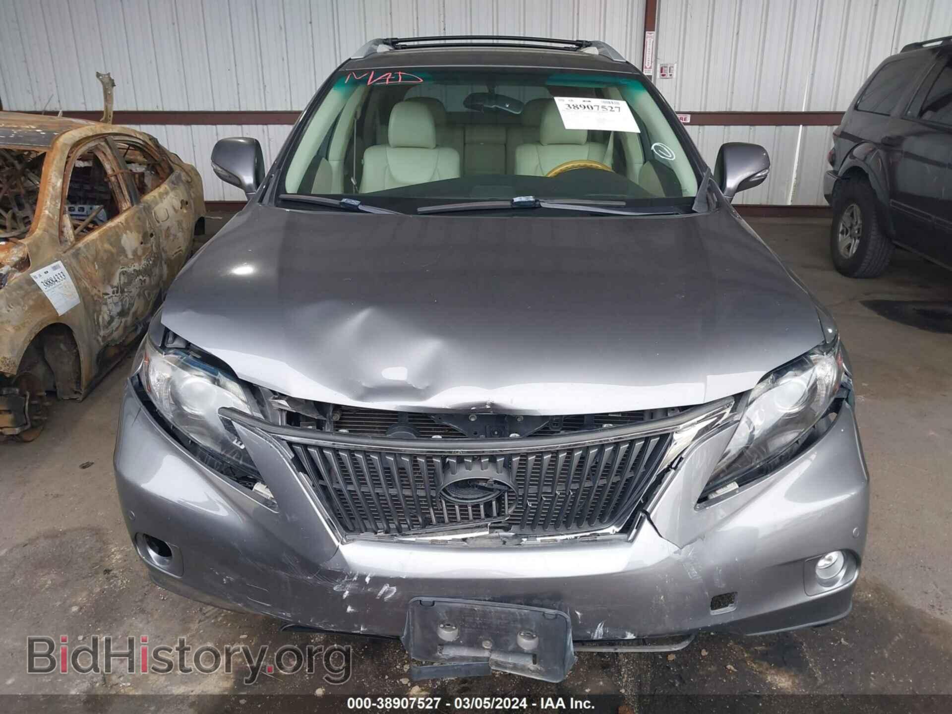 2012 LEXUS RX 350 - VIN: 2T2BK1BA6CC148271 - Фото 12