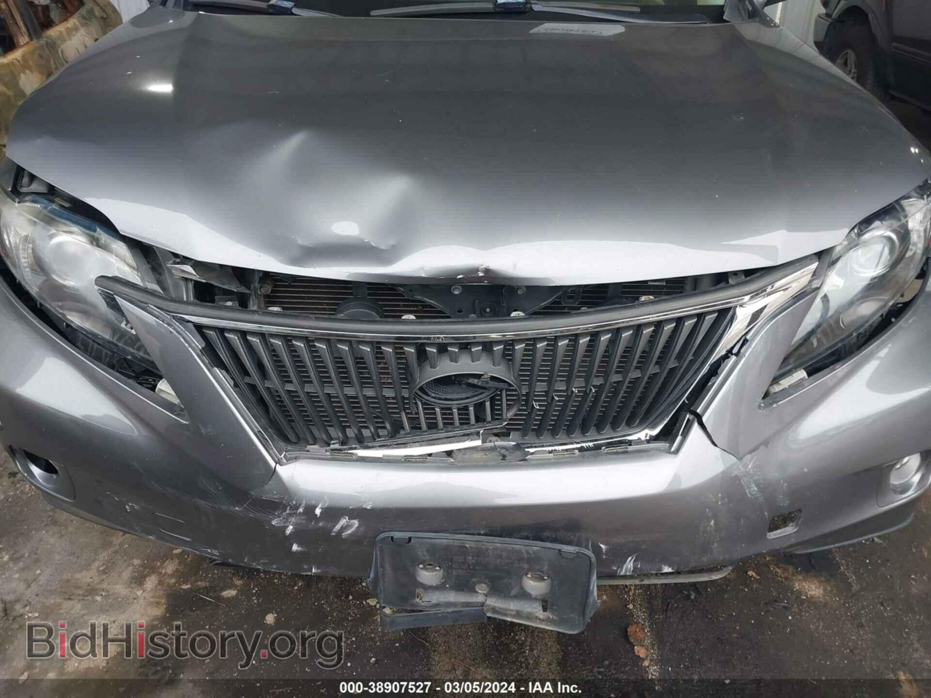 2012 LEXUS RX 350 - VIN: 2T2BK1BA6CC148271 - Фото 6
