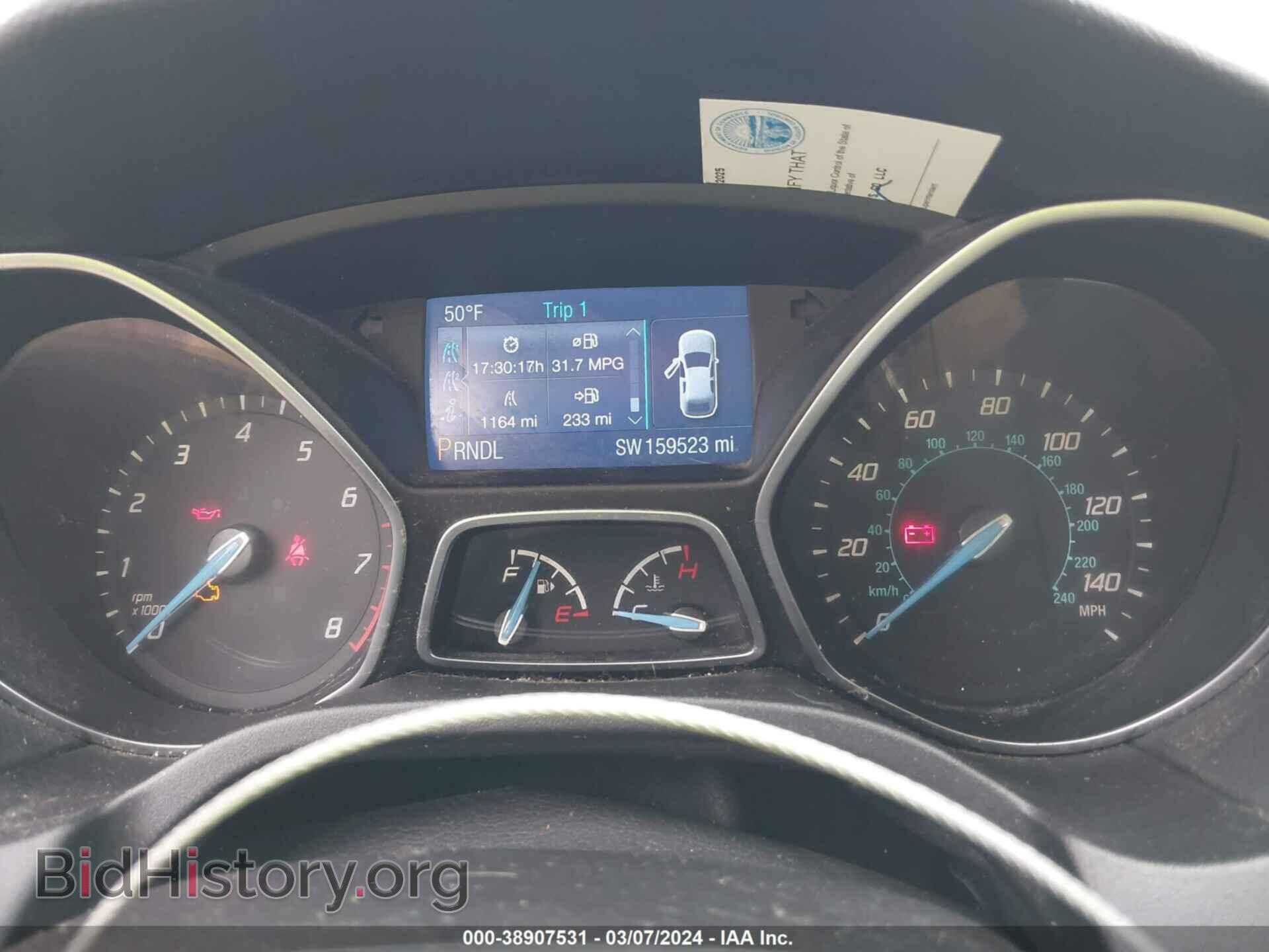 2014 FORD FOCUS - VIN: 1FADP3F2XEL370360 - Фото 7