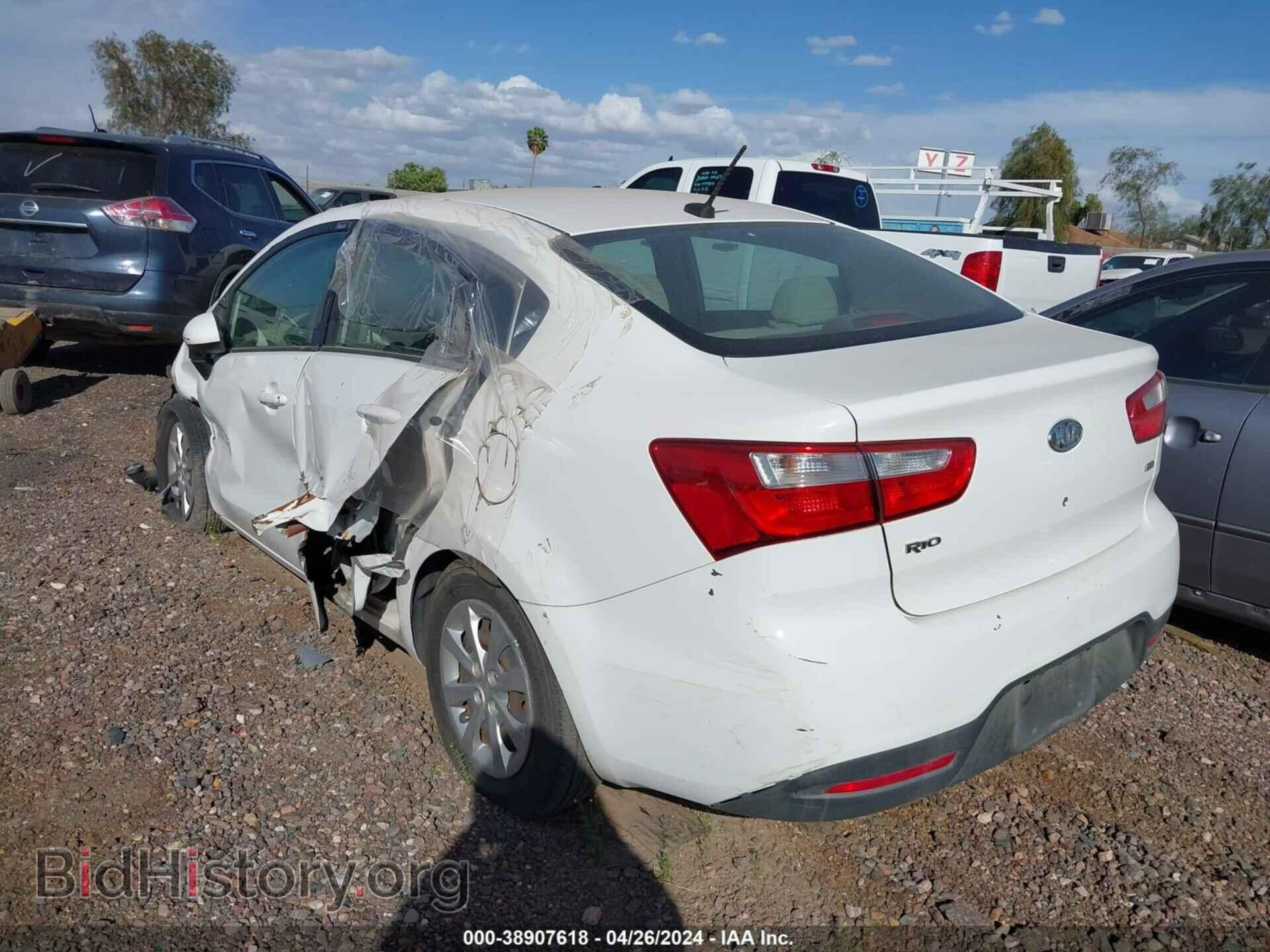 2012 KIA RIO - VIN: KNADM4A30C6077391 - Фото 3