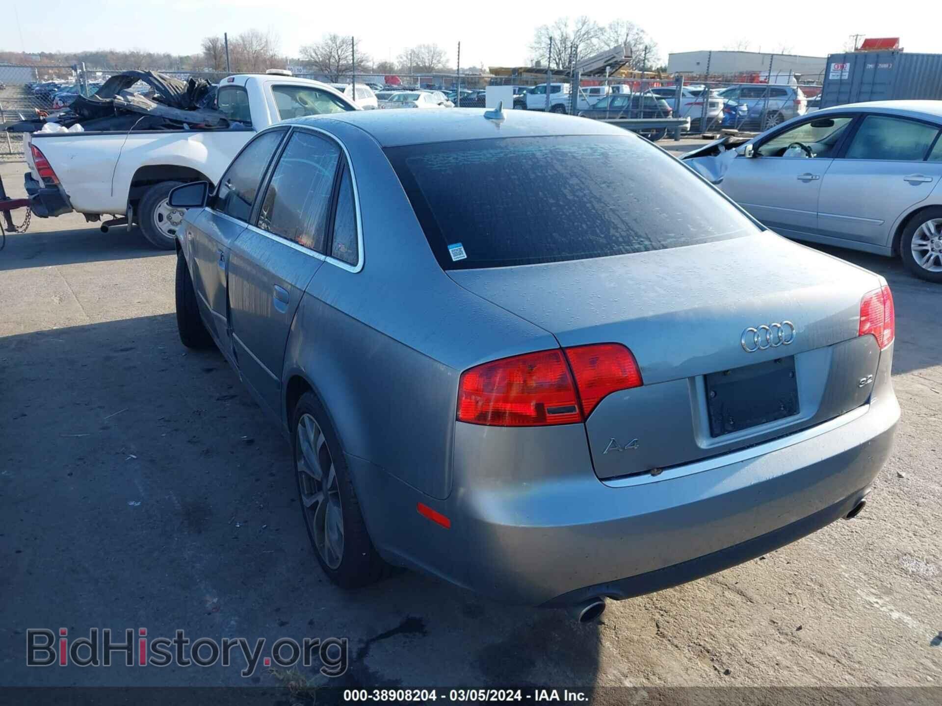 2007 AUDI A4 - VIN: WAUAH78E07A217491 - Фото 3