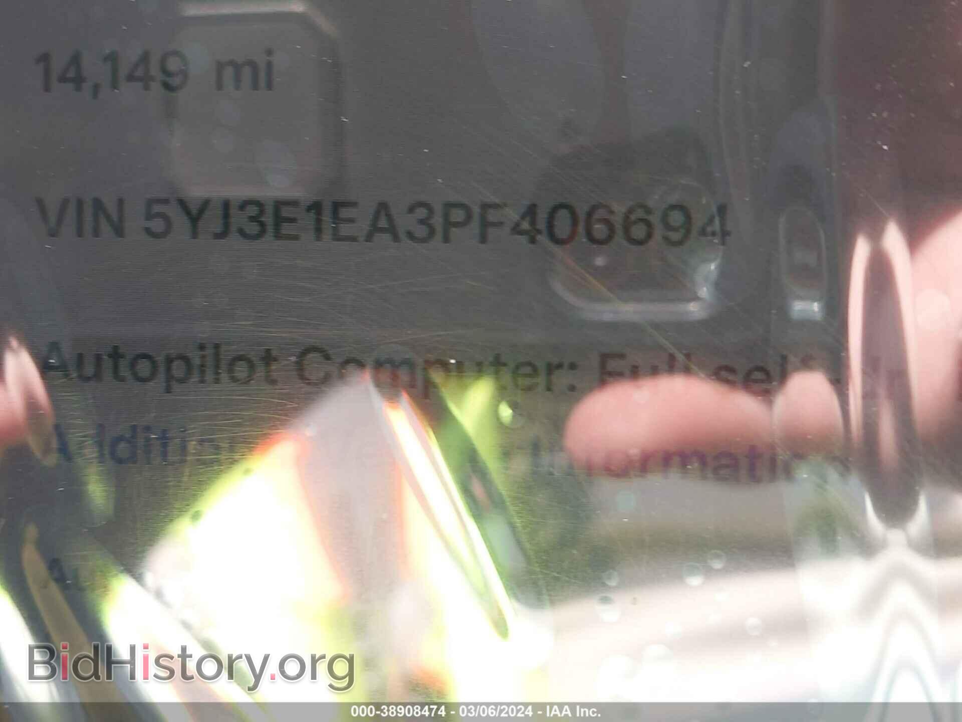 2023 TESLA MODEL 3 - VIN: 5YJ3E1EA3PF406694 - Фото 9