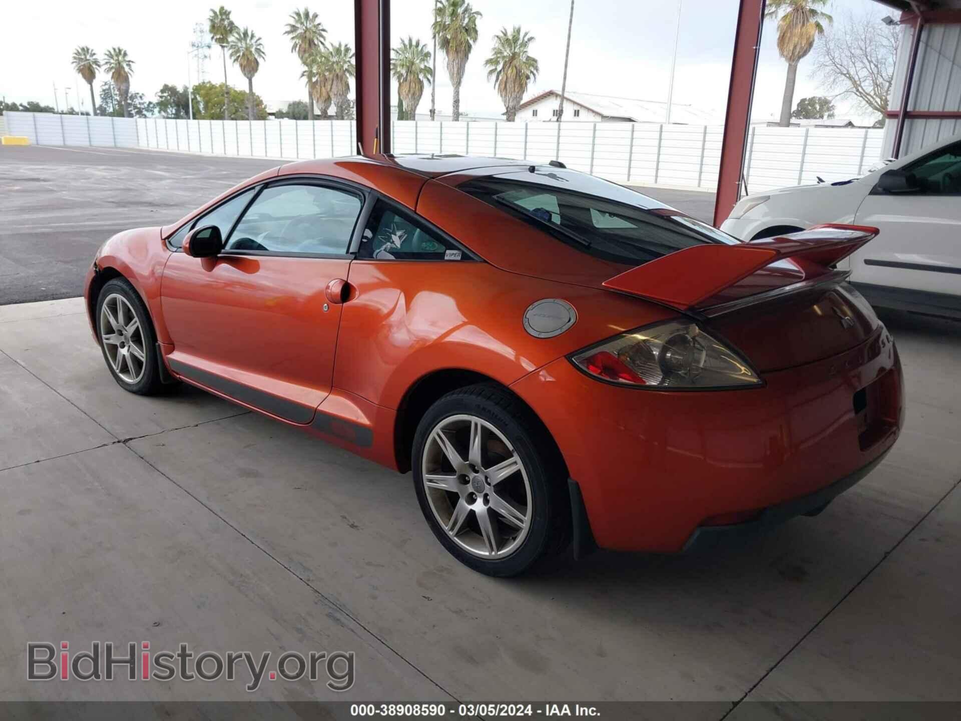 2008 MITSUBISHI ECLIPSE - VIN: 4A3AK64F68E015419 - Фото 3