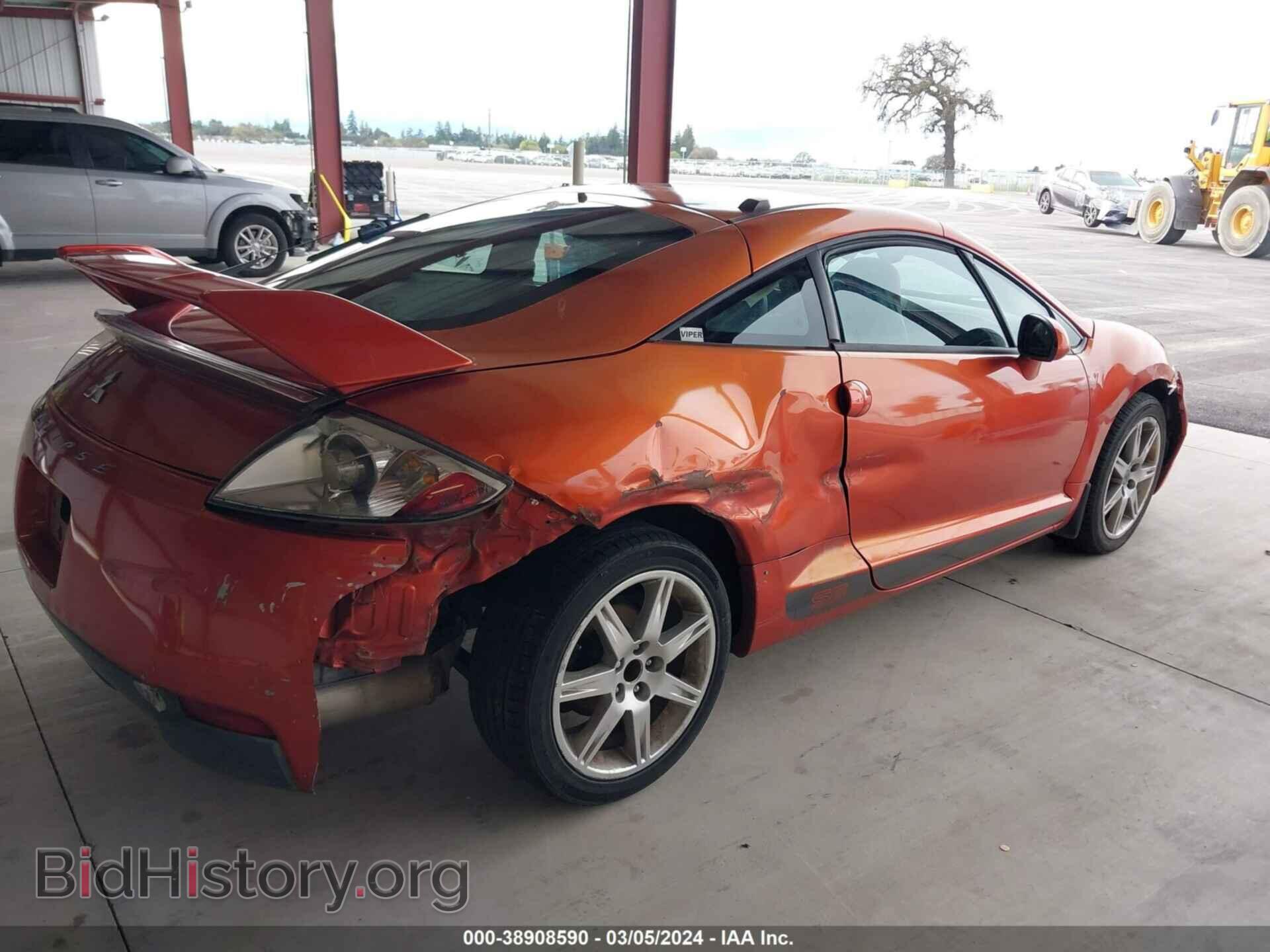 2008 MITSUBISHI ECLIPSE - VIN: 4A3AK64F68E015419 - Фото 4