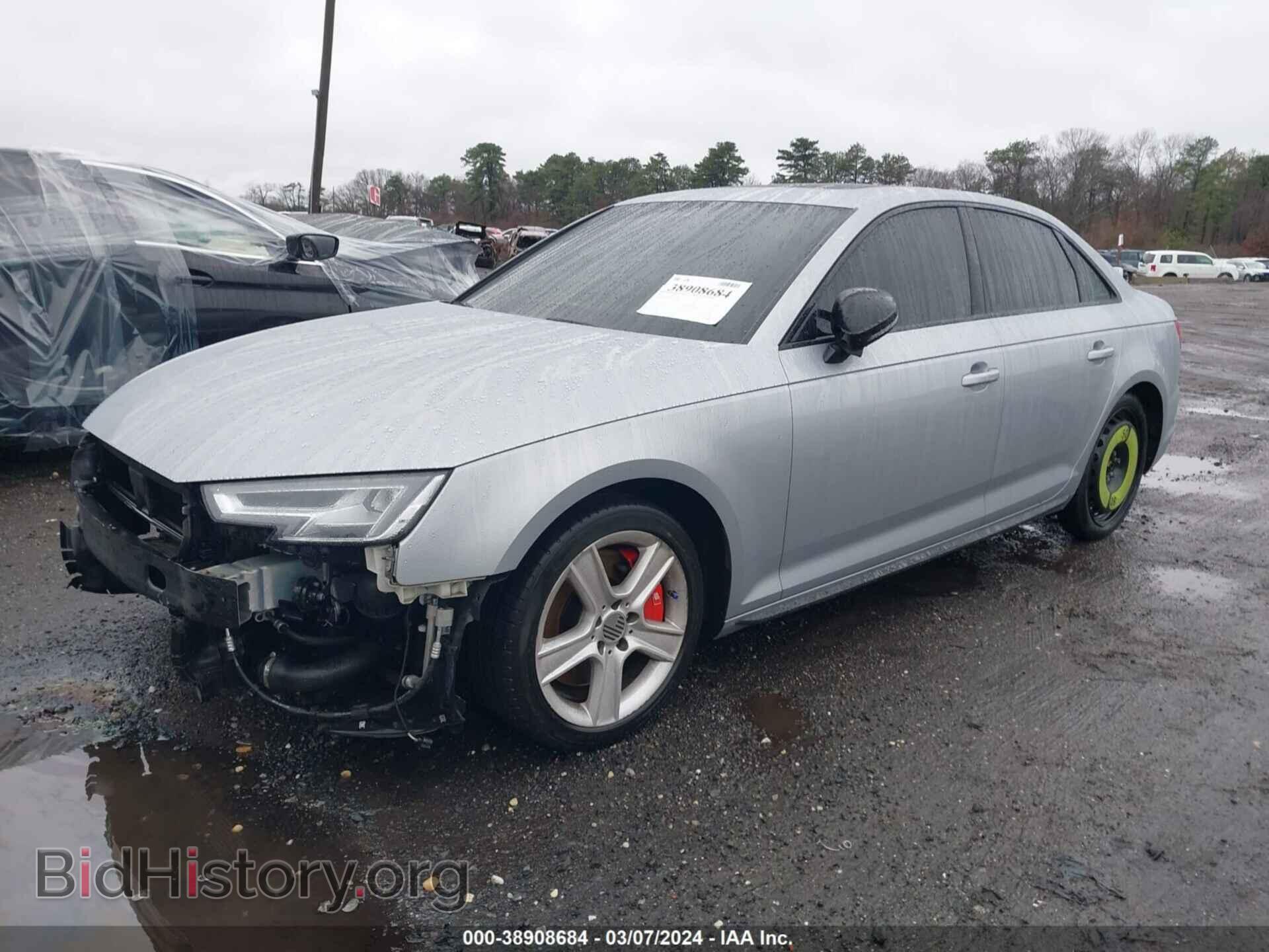 2019 AUDI A4 - VIN: WAUENAF40KN005368 - Фото 2
