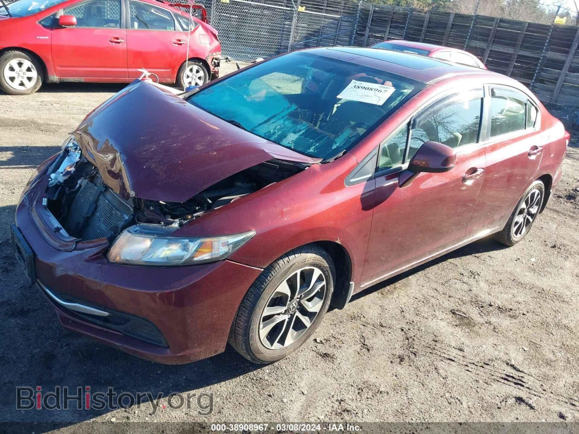 2013 HONDA CIVIC - VIN: 2HGFB2F80DH555269 - Фото 2
