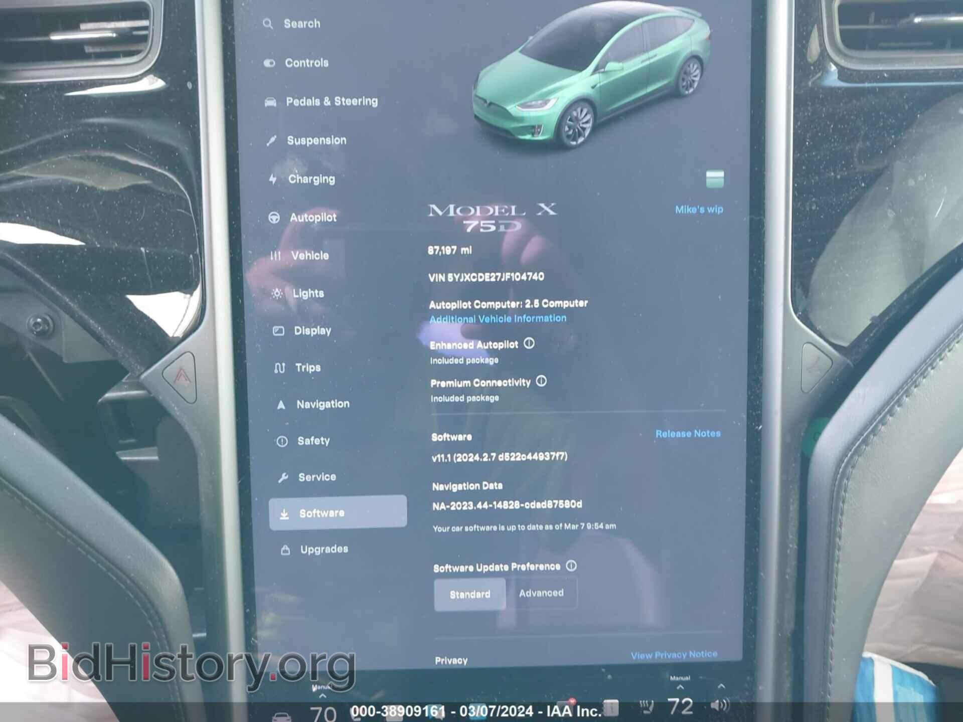 2018 TESLA MODEL X - VIN: 5YJXCDE27JF104740 - Photo 16