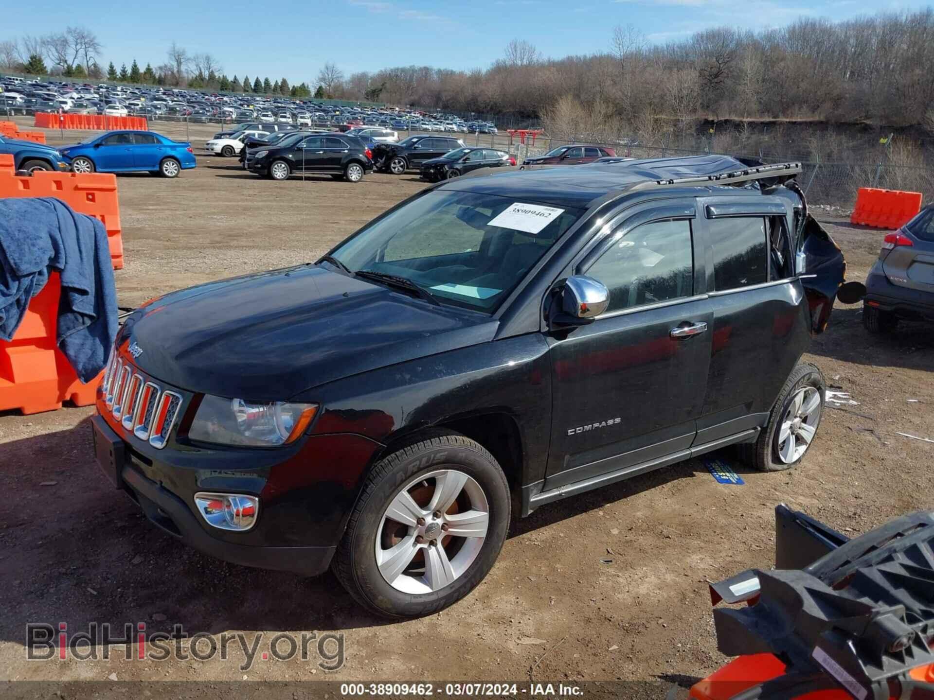 2014 JEEP COMPASS - VIN: 1C4NJDEB5ED792070 - Фото 2
