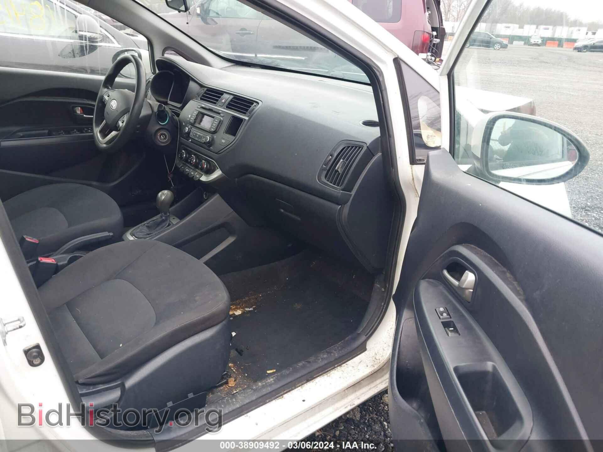 2012 KIA RIO5 - VIN: KNADM5A39C6020127 - Фото 5