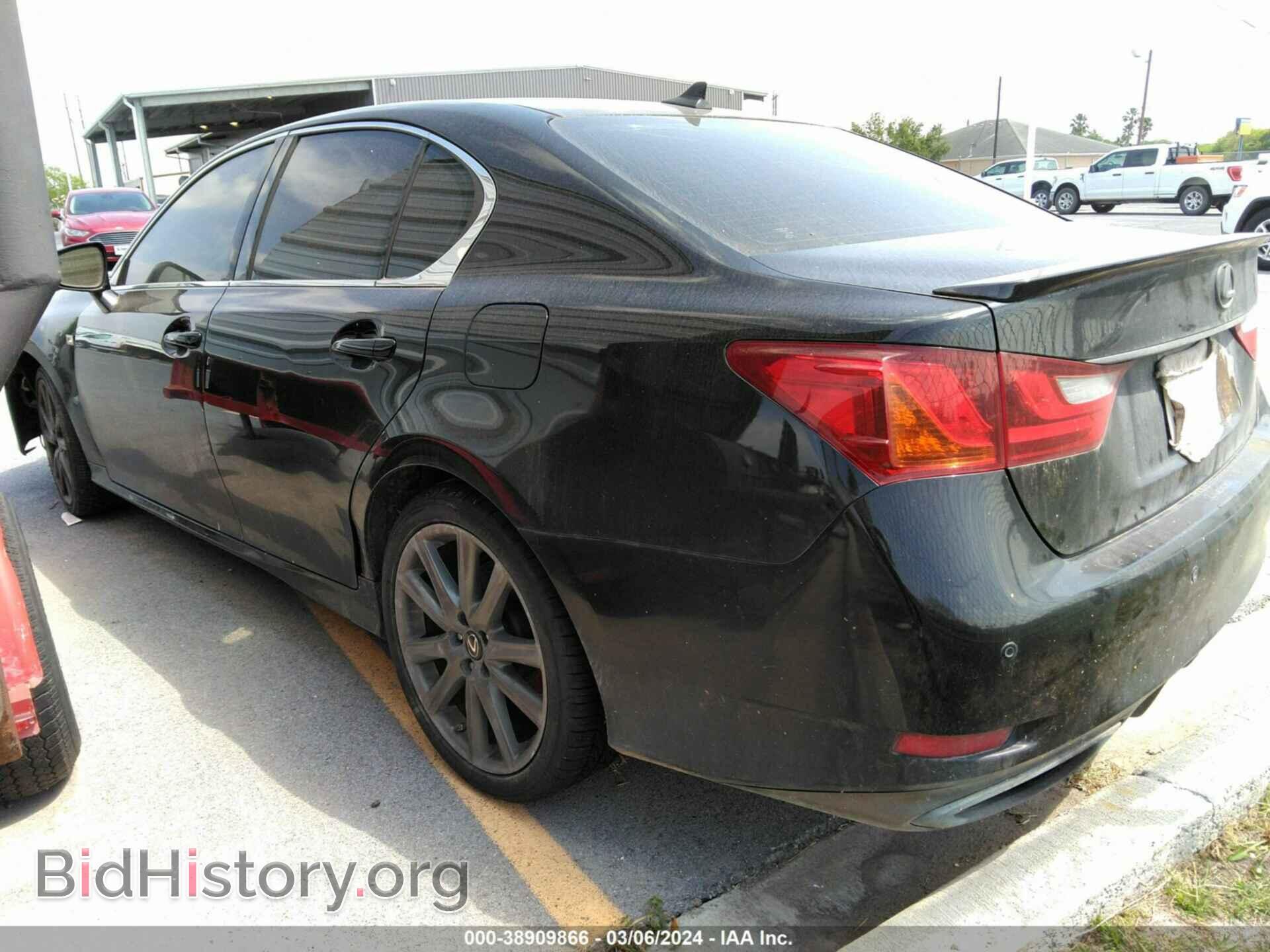 2013 LEXUS GS 350 - VIN: JTHBE1BL3D5006504 - Фото 3