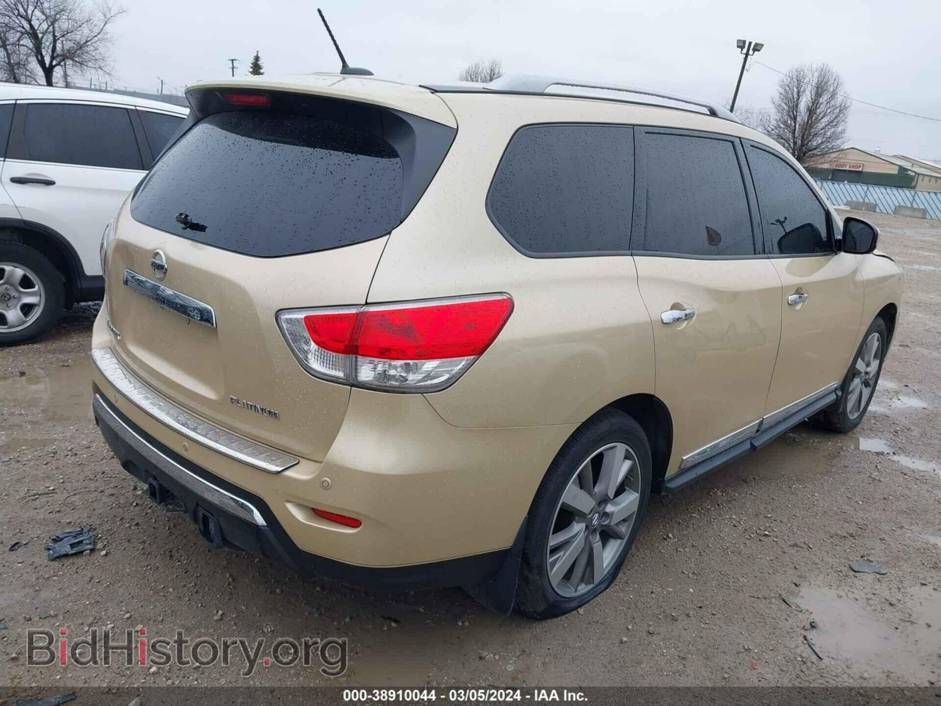2013 NISSAN PATHFINDER - VIN: 5N1AR2MN1DC668384 - Фото 4