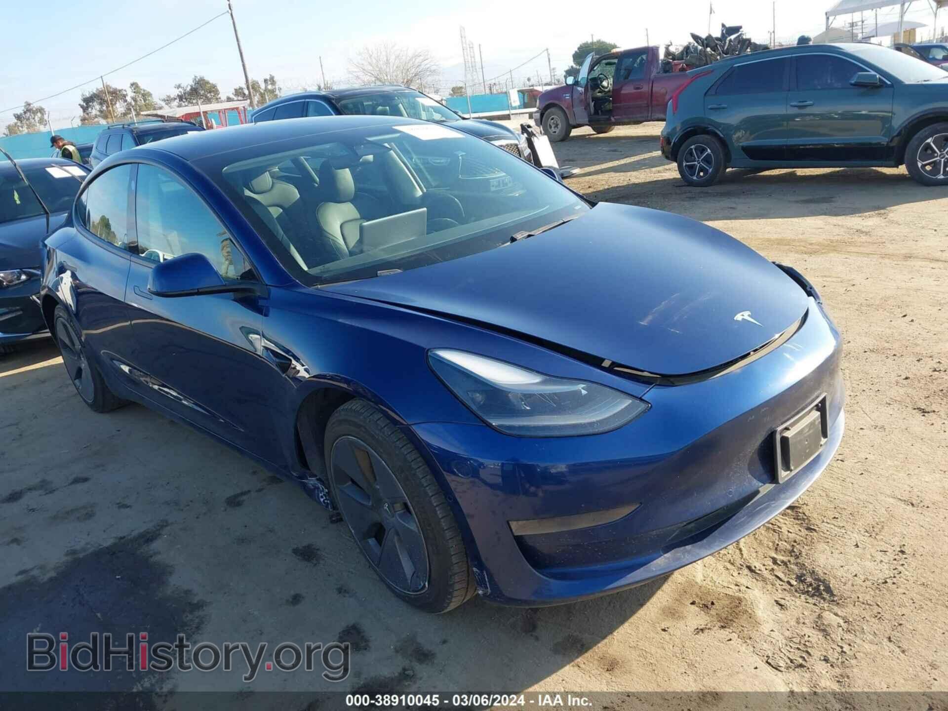 Photo 5YJ3E1EA1MF939459 - TESLA MODEL 3 2021