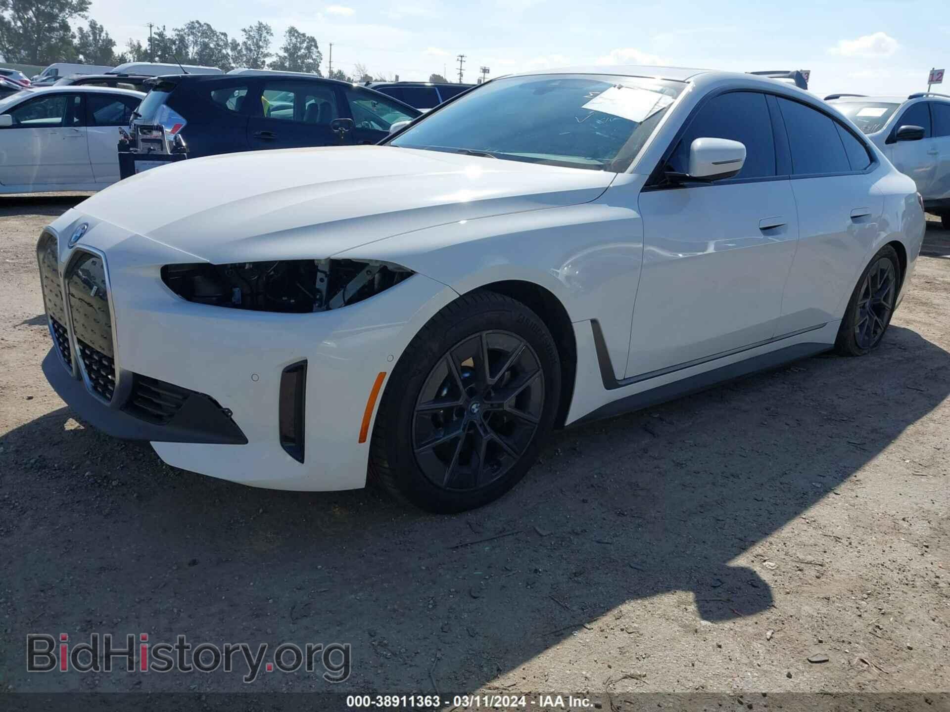 2023 BMW I4 - VIN: WBY43AW0XPFR46098 - Фото 2