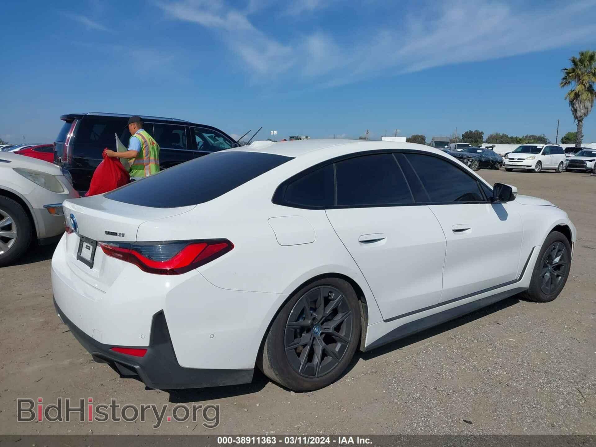 2023 BMW I4 - VIN: WBY43AW0XPFR46098 - Фото 4