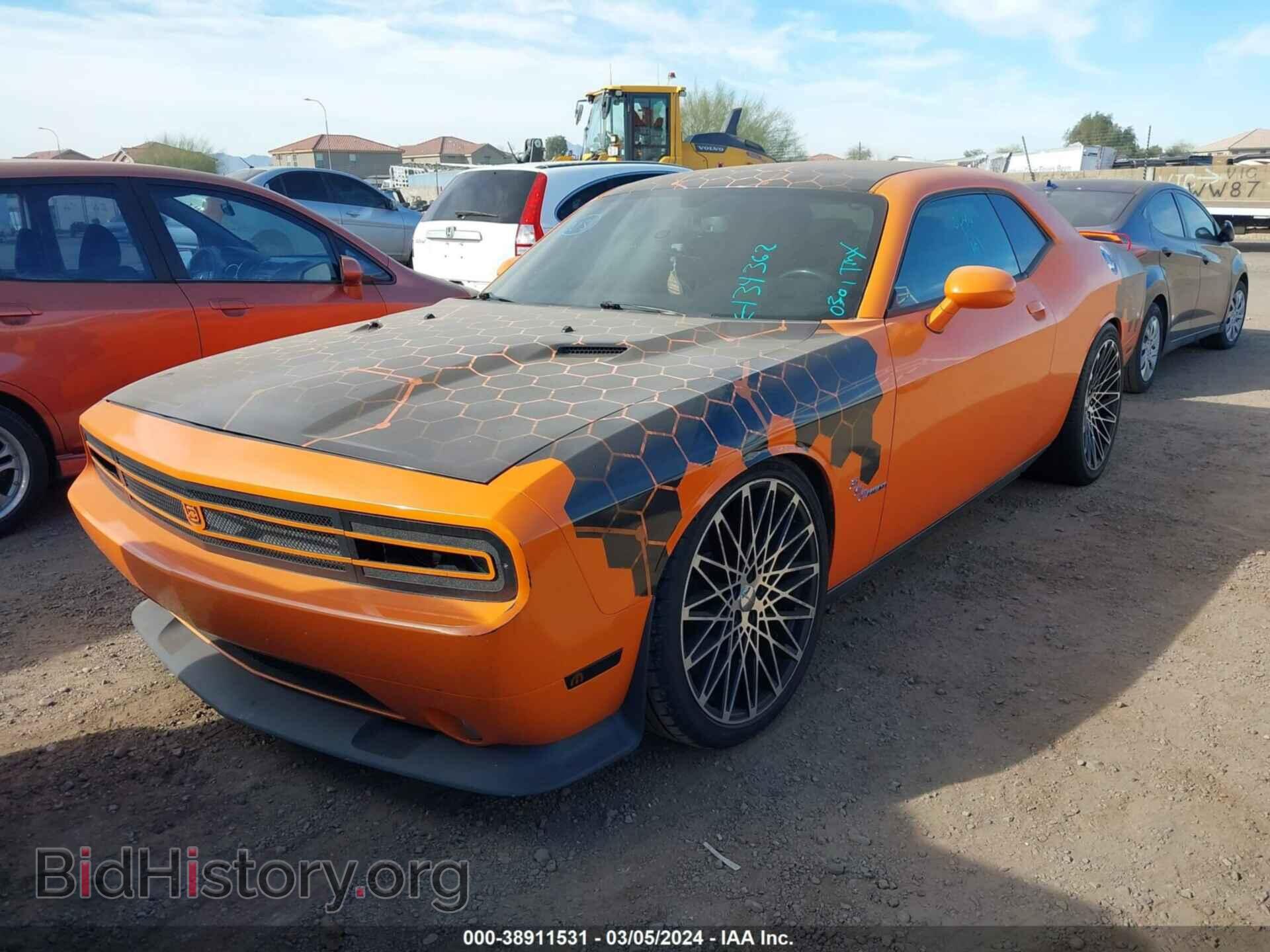 2012 DODGE CHALLENGER - VIN: 2C3CDYCJXCH134362 - Фото 2