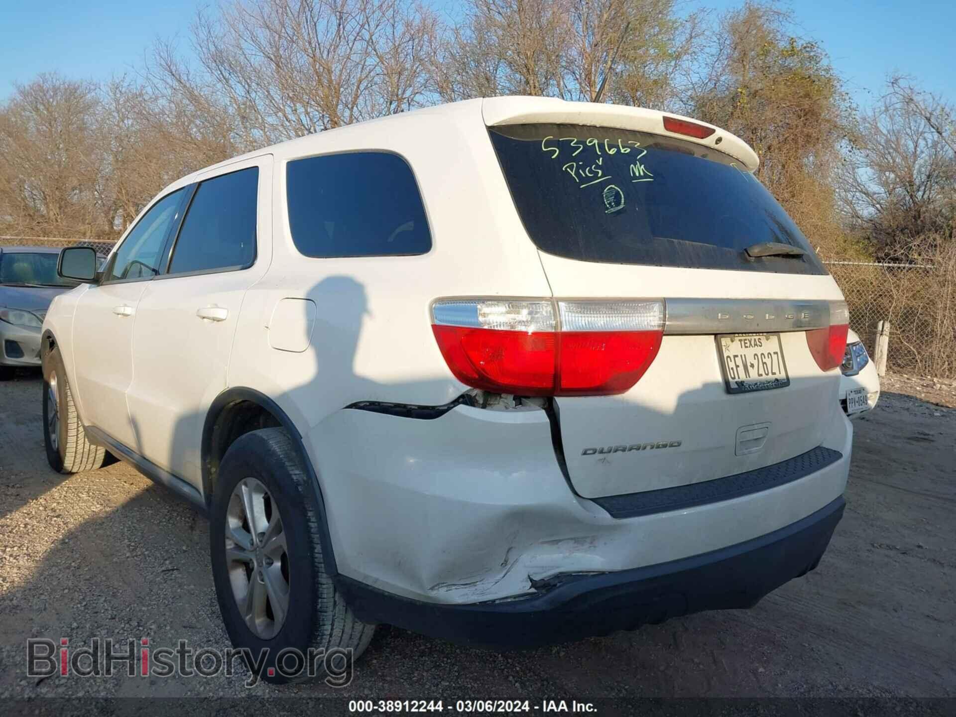 2013 DODGE DURANGO - VIN: 1C4RDHAG9DC539663 - Фото 3