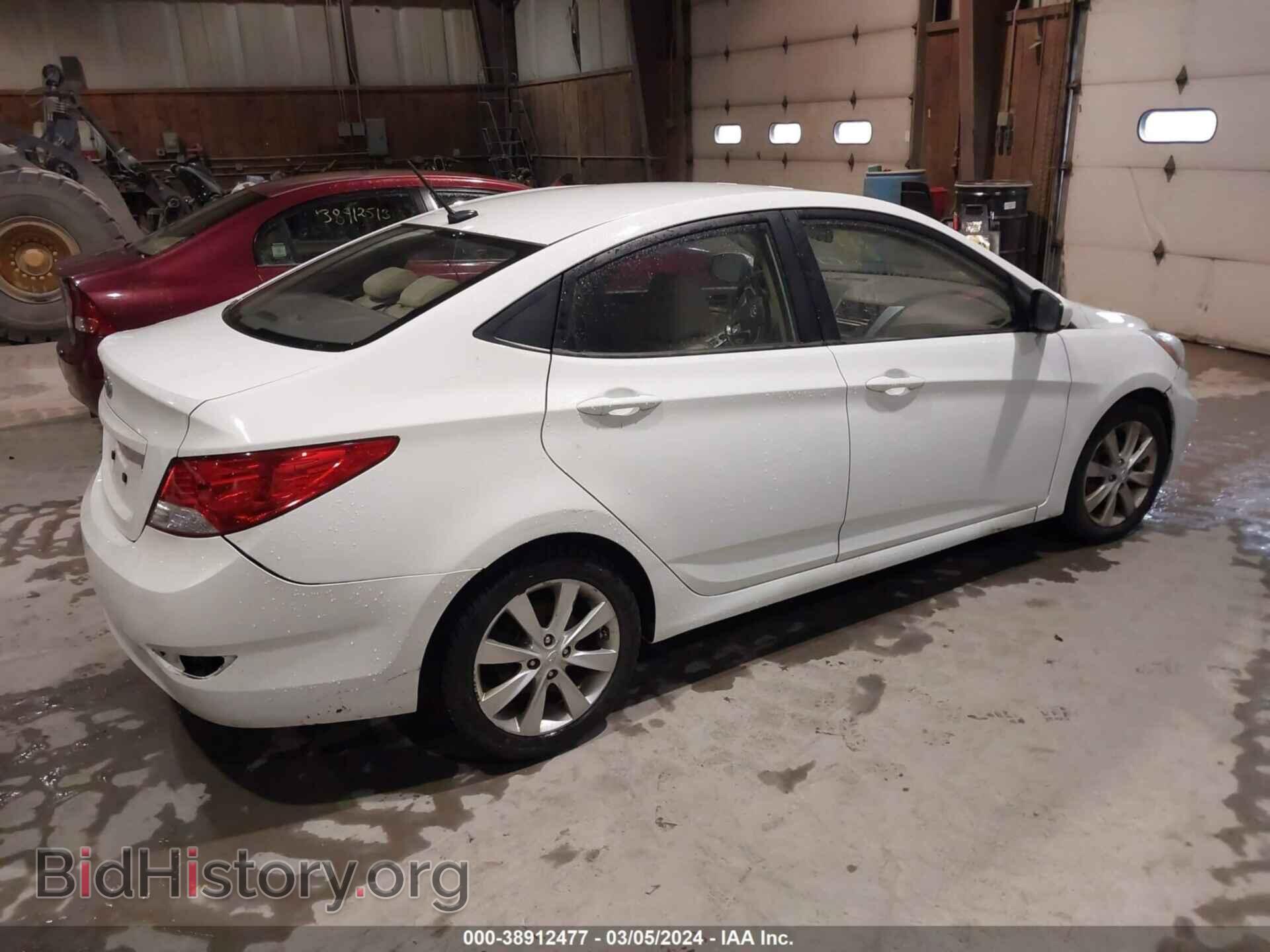 2012 HYUNDAI ACCENT - VIN: KMHCU4AE3CU035546 - Фото 4