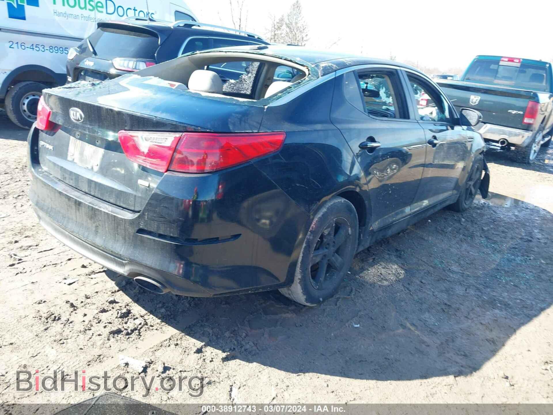 2015 KIA OPTIMA - VIN: 5XXGM4A75FG382944 - Фото 4