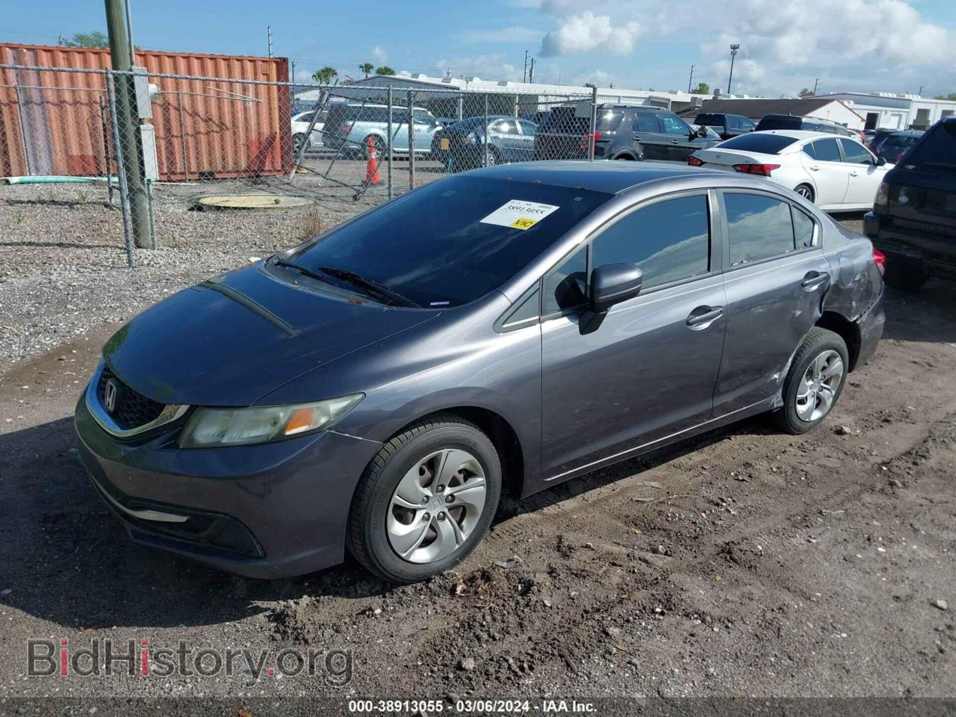 2014 HONDA CIVIC - VIN: 19XFB2F5XEE086161 - Фото 2