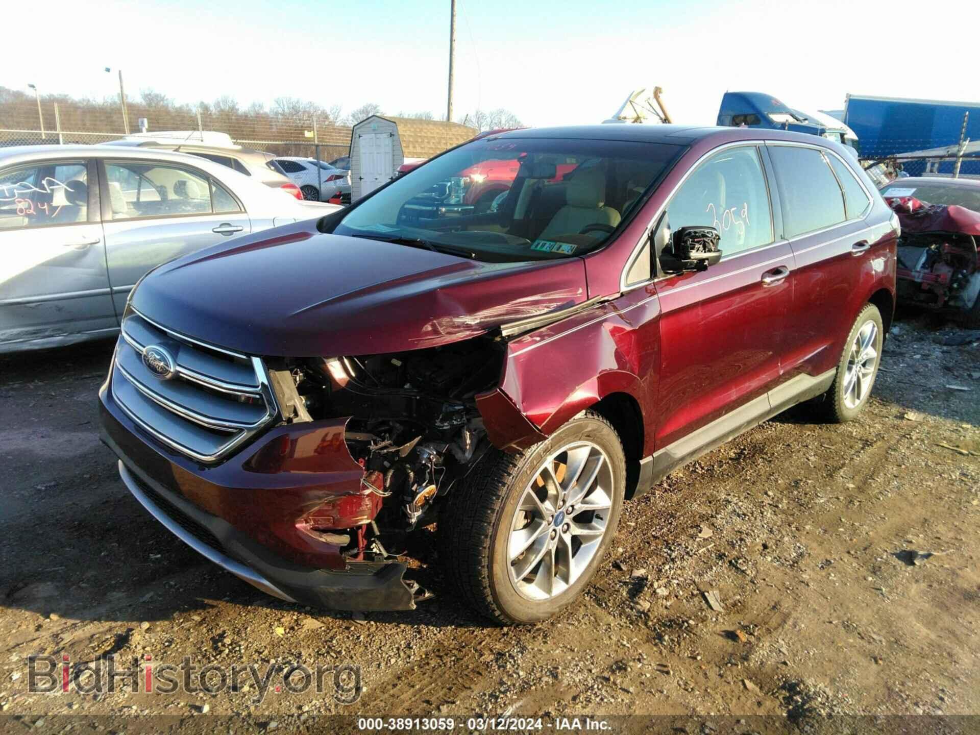 2017 FORD EDGE - VIN: 2FMPK4K80HBB71341 - Фото 2