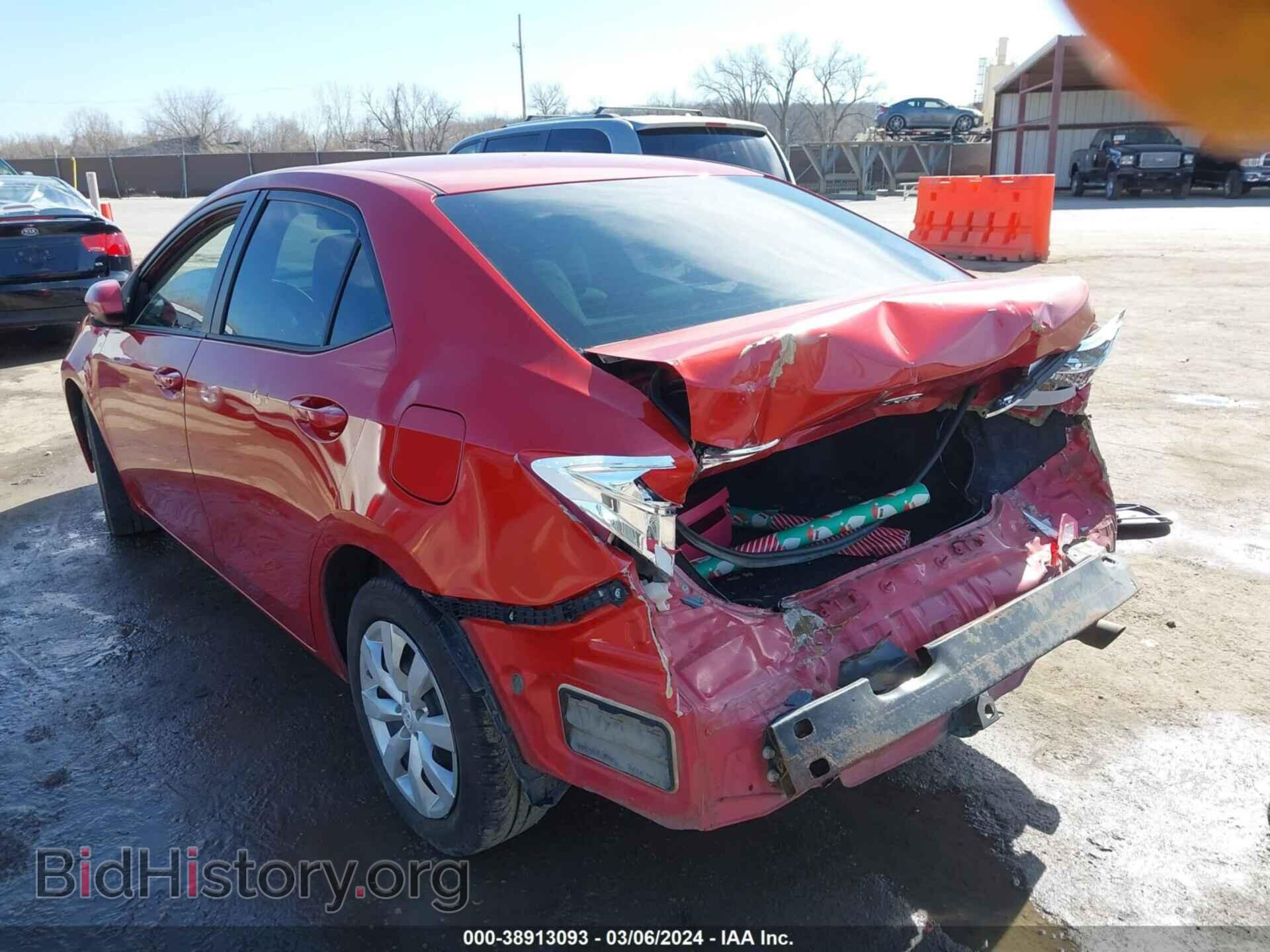 2014 TOYOTA COROLLA - VIN: 5YFBURHEXEP089137 - Фото 3